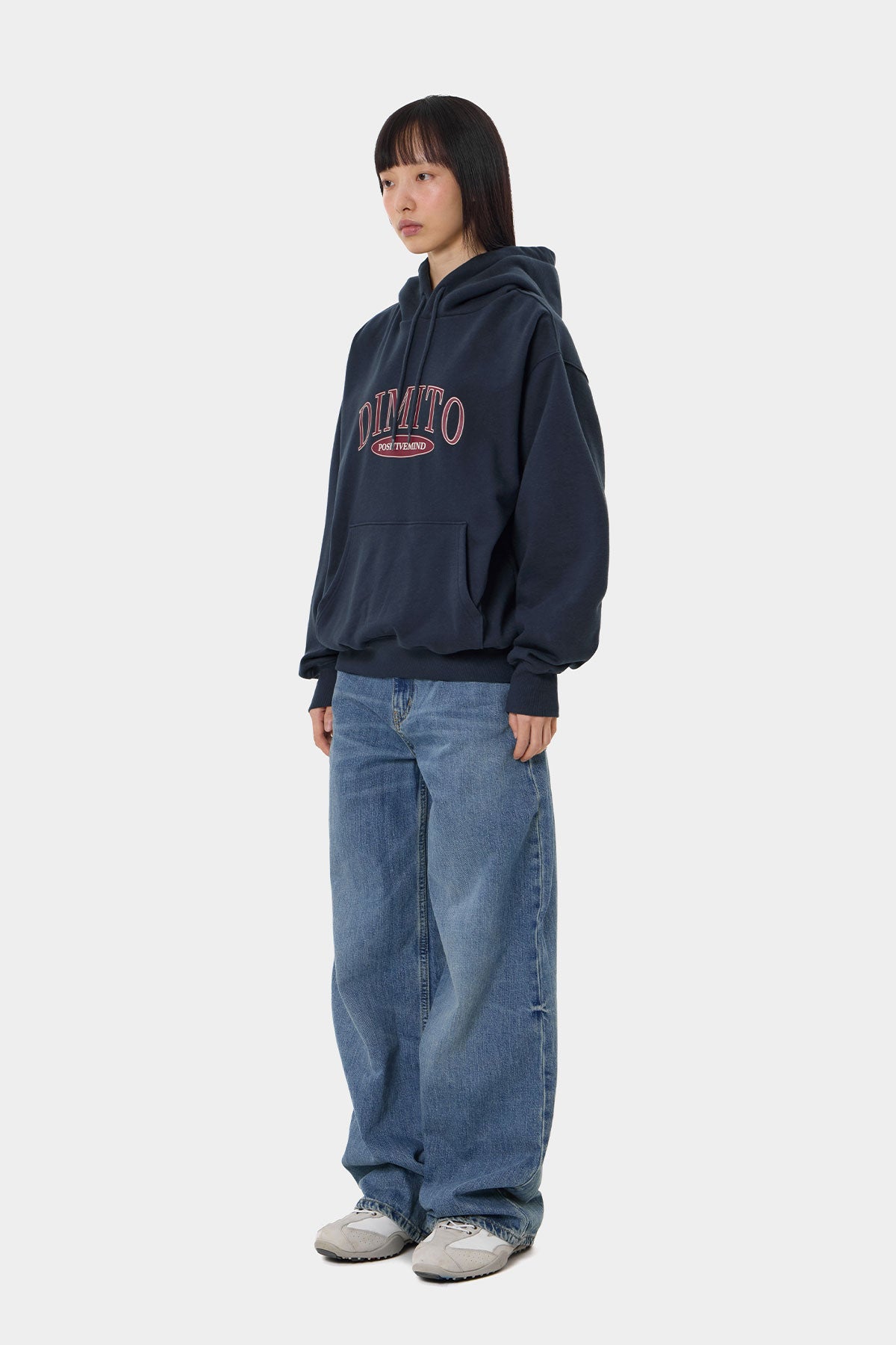 COLLEGE HOODIE NAVY