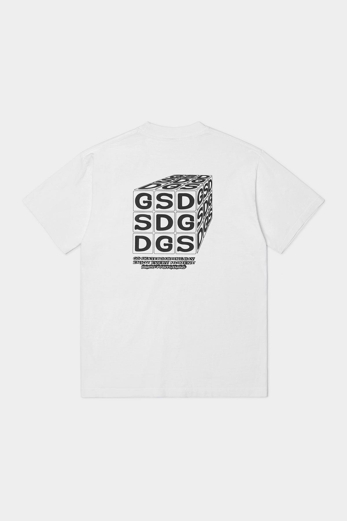 GSDMT CUBE WORK SSV GD 6.5OZ TEE WHITE