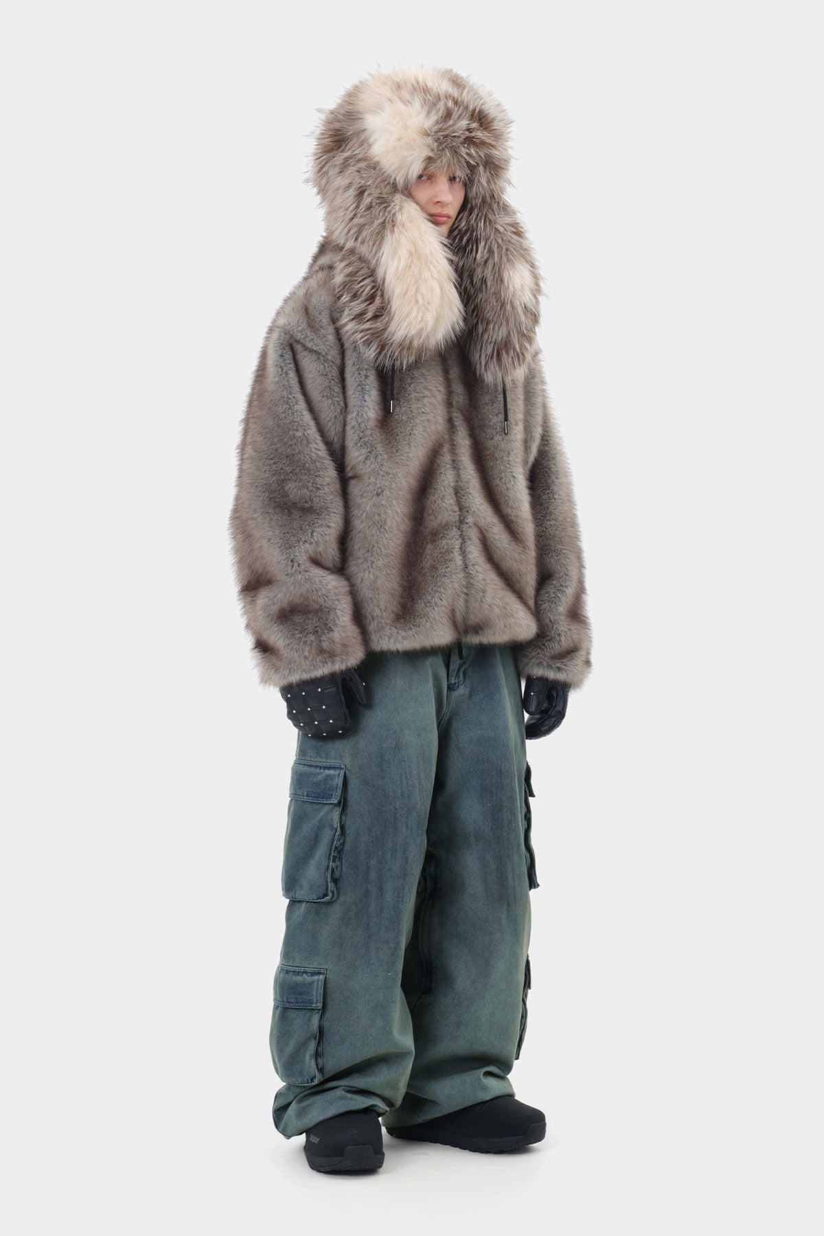 DENIM MULTI CARGO PANTS (WIDE FIT LV.2) DW LIGHT BLUE (Delivery start : 26.09.09)