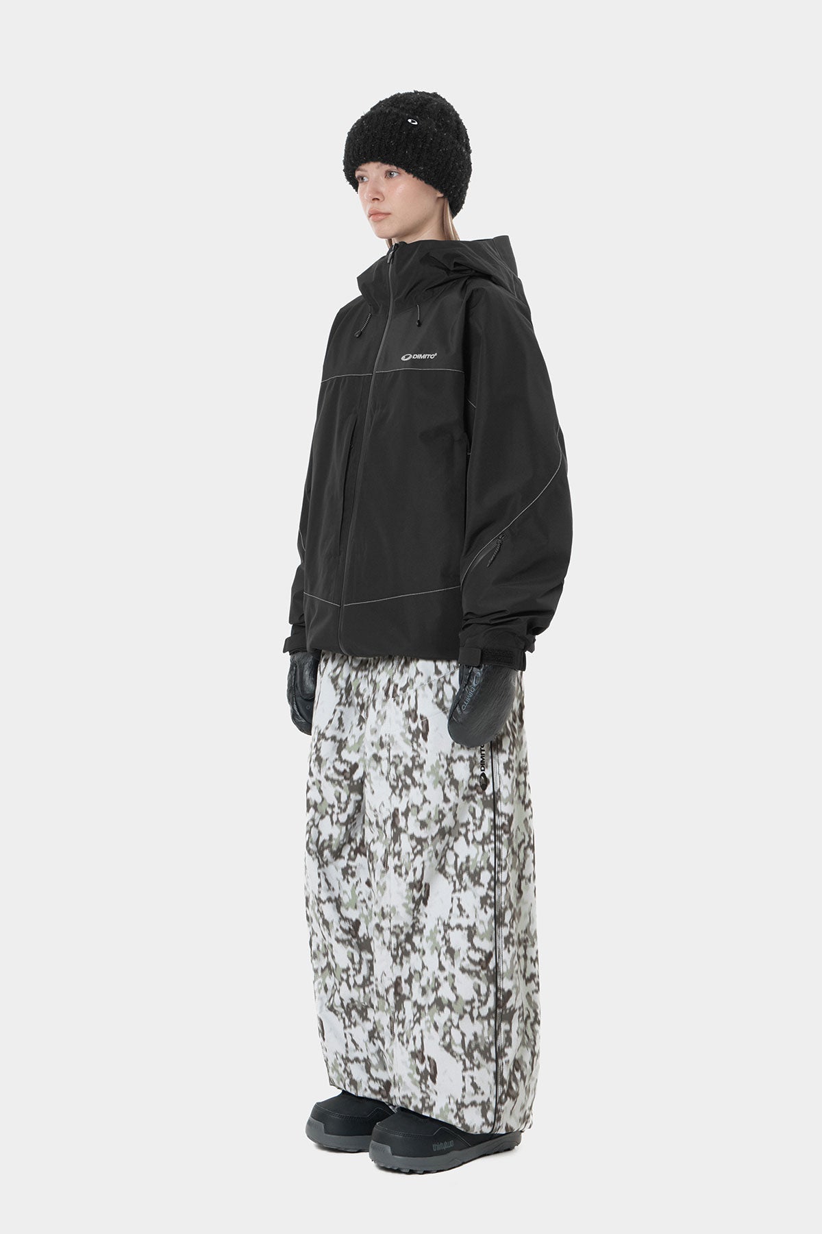 STAFF LINE PANTS (WIDE FIT LV.2) SNOW CAMO