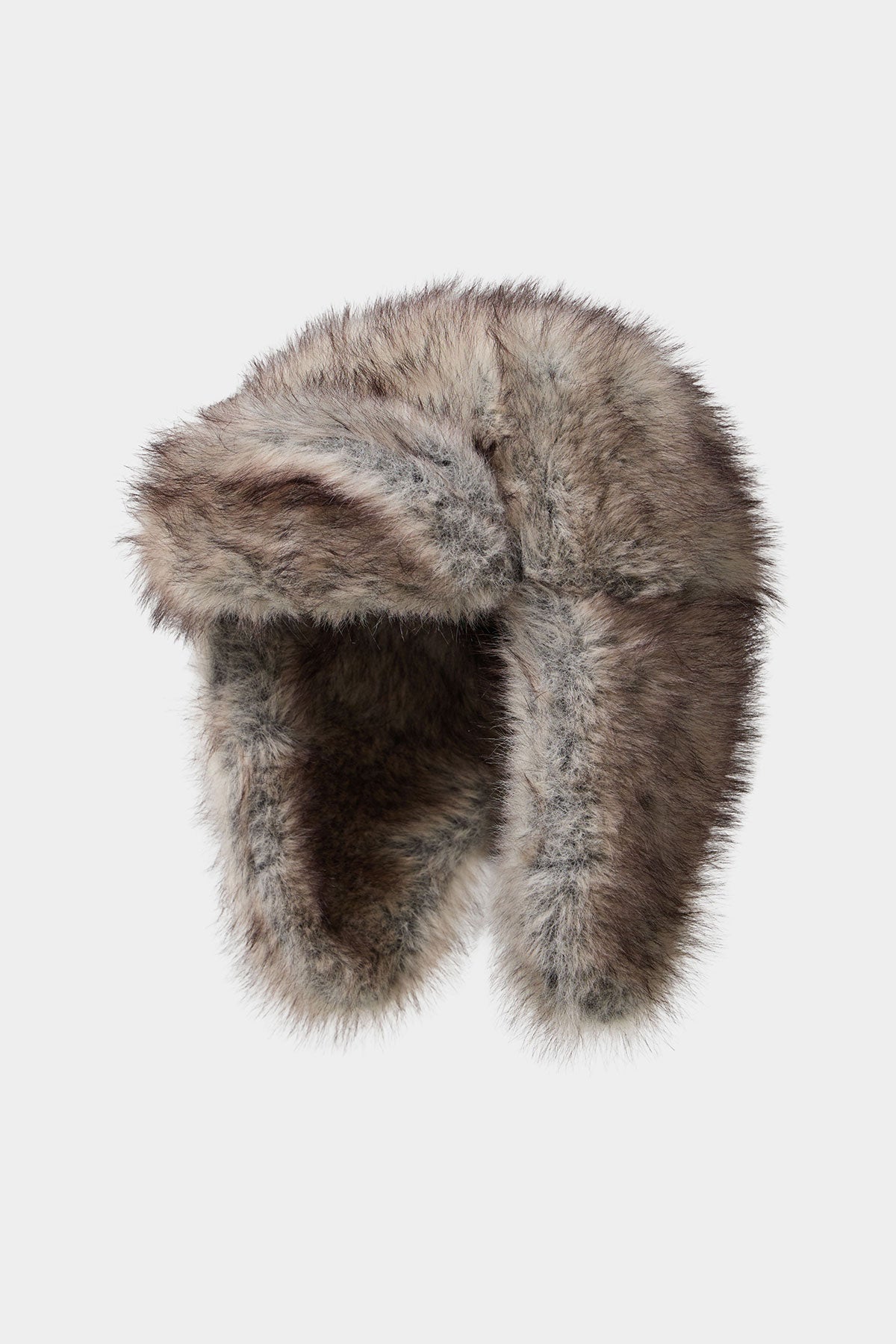 FAUX FUR HAT WILD RABBIT