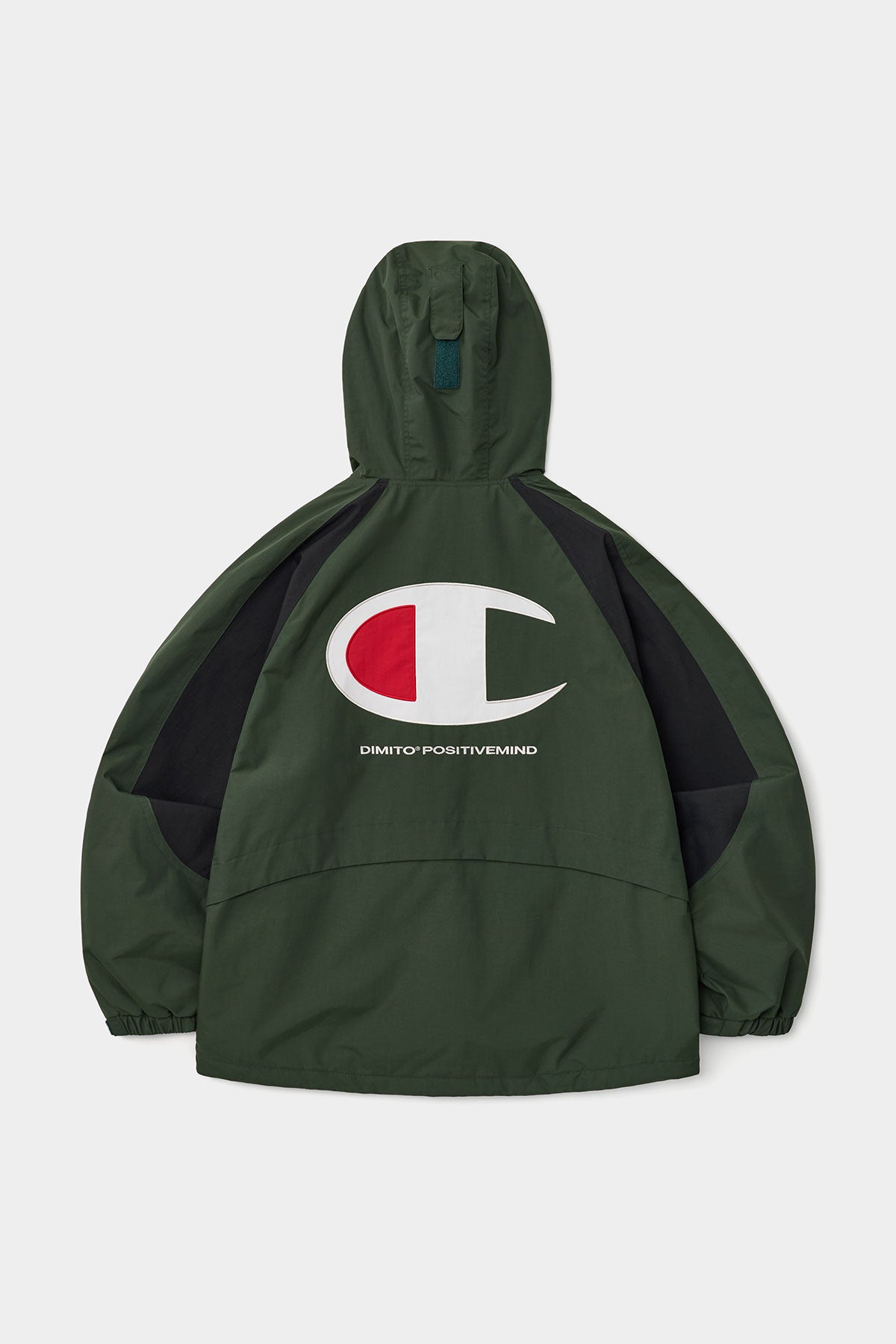 [CHAMPION x DIMITO] VARSITY ANORAK TRACK JACKET DARK GREEN (Available date : 26.10.12)