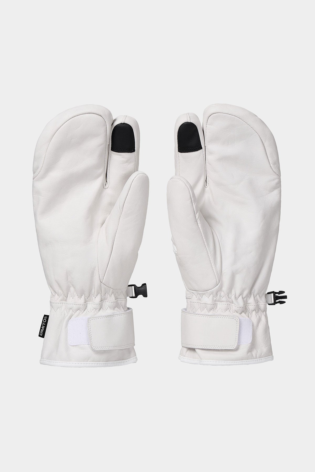 EASY OPEN IF LEATHER MITTEN WHITE