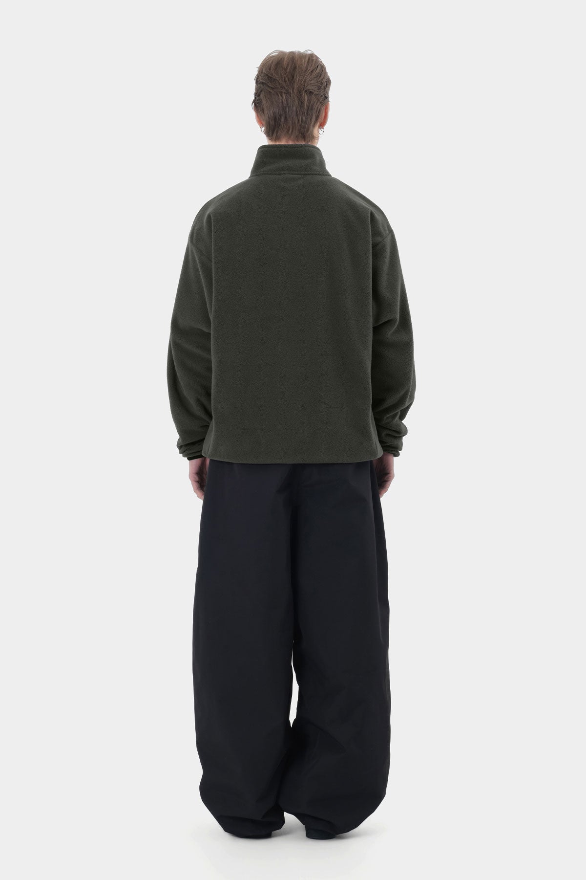26 FLEECE HALF ZIP MUD (Delivery date : 26.09.28)
