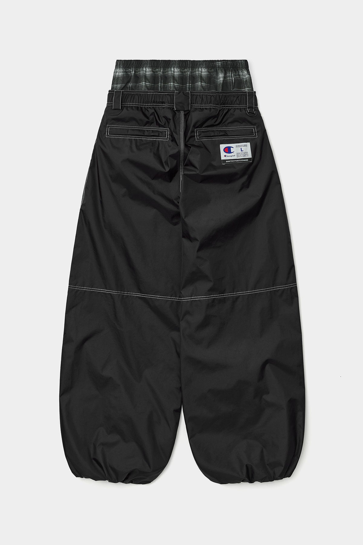 [CHAMPION x DIMITO] STITCH BANDED PANTS (WIDE FIT LV.2) BLACK (Available date : 26.10.12)