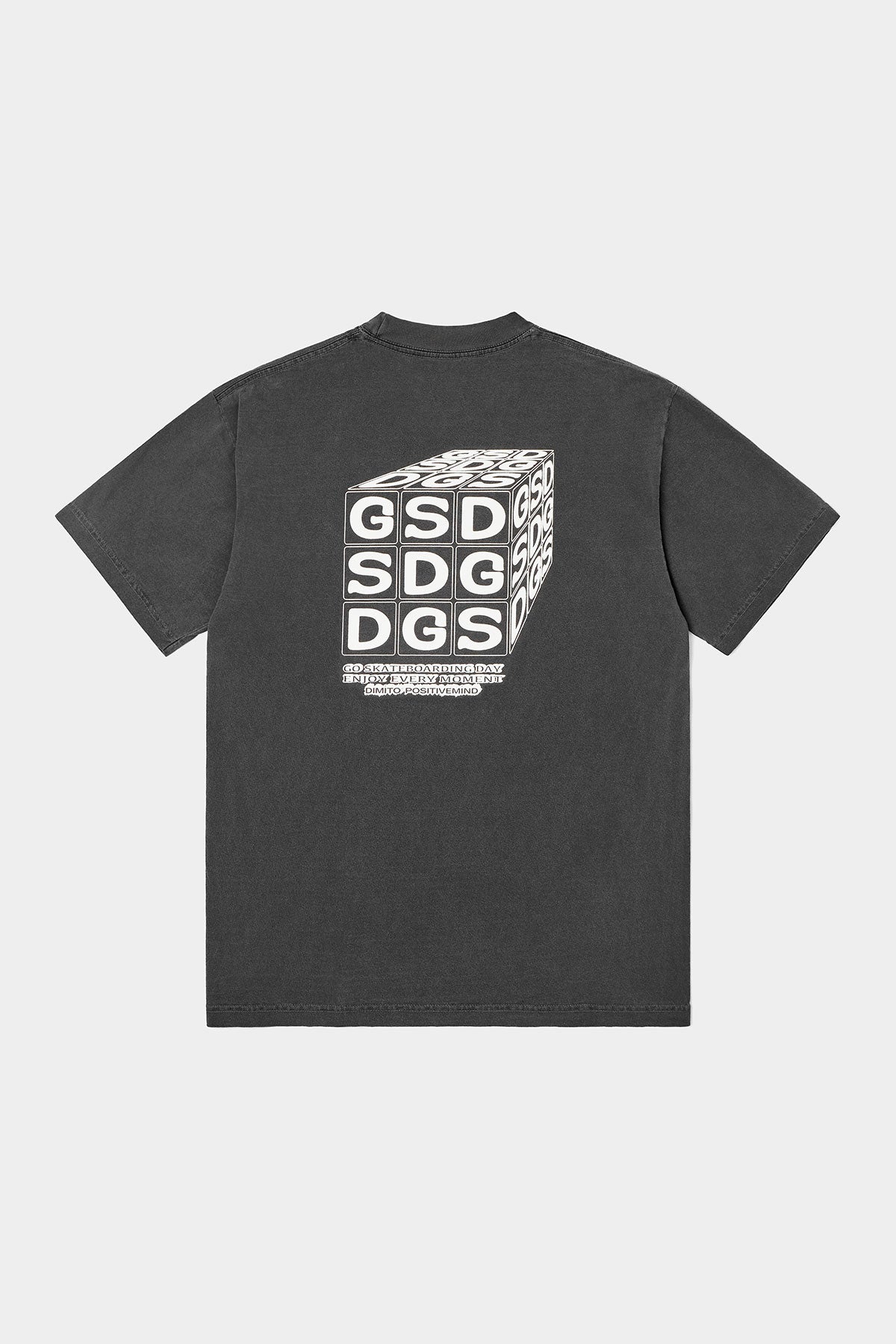 GSDMT CUBE WORK SSV GD 6.5OZ TEE VINTAGE BLACK