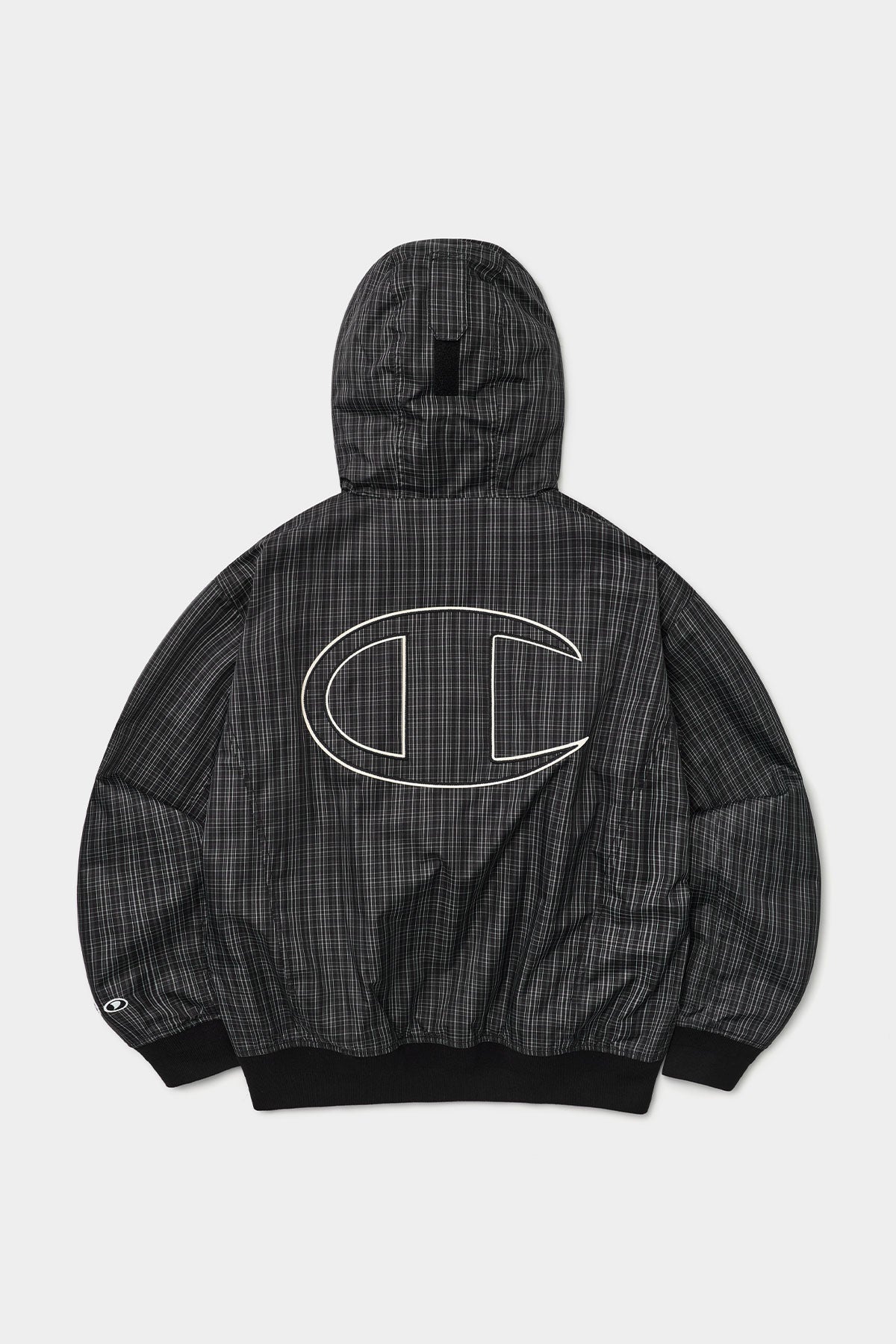 [CHAMPION x DIMITO] GIANT C-LOGO BOMBER JACKET MONO CHECK (Available date : 26.10.12)