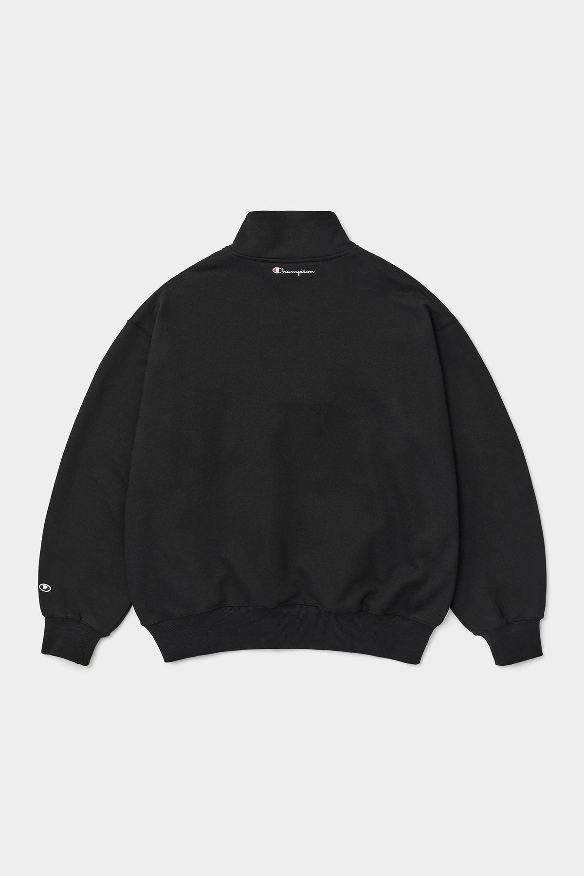 [CHAMPION x DIMITO] DMT VARSITY HALF ZIP SWEATSHIRT BLACK (Available date : 26.10.12)