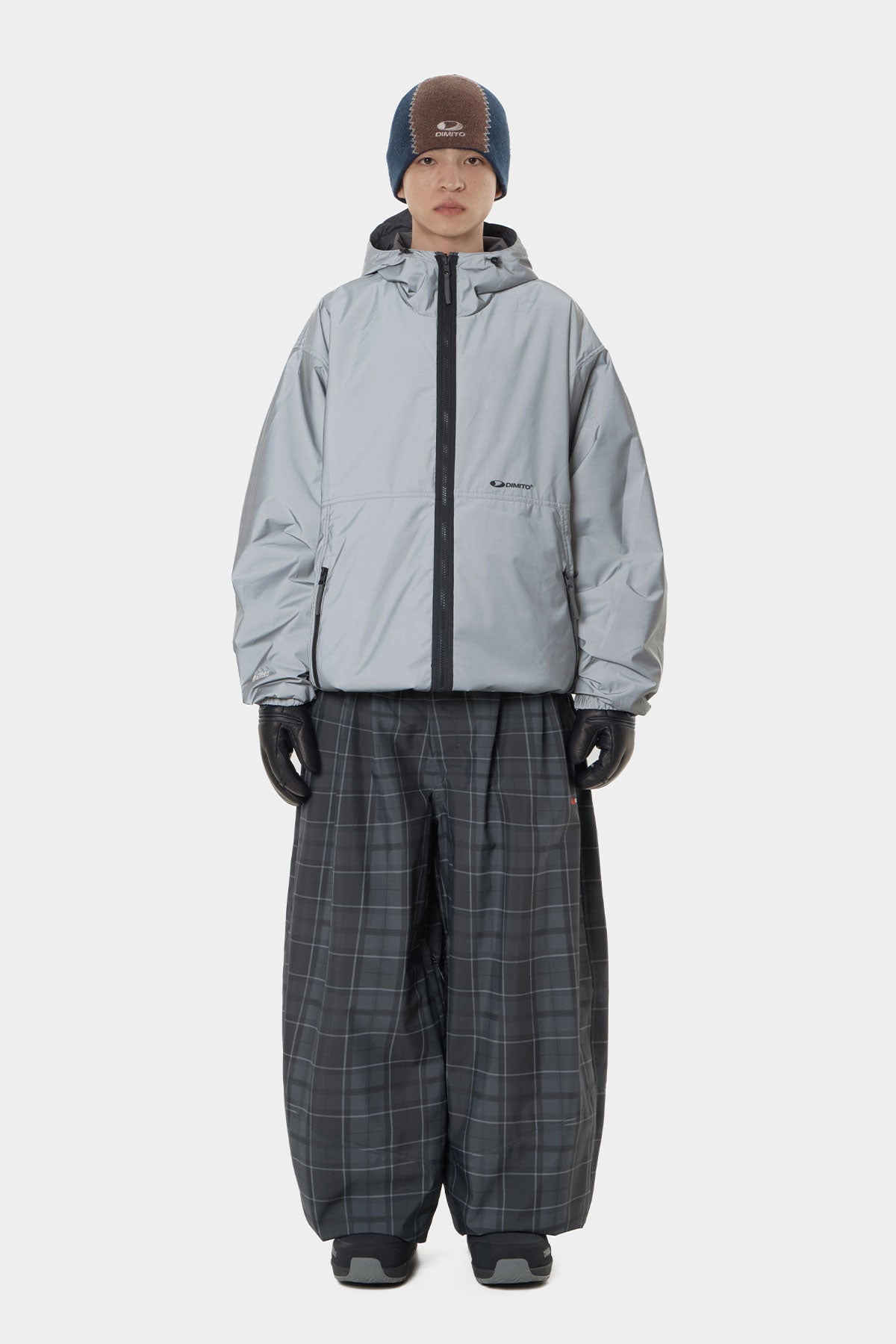 26 AIR FORCE BANDED PANTS (WIDE FIT LV.2) NAVY CHECK (Delivery start : 26.09.09)