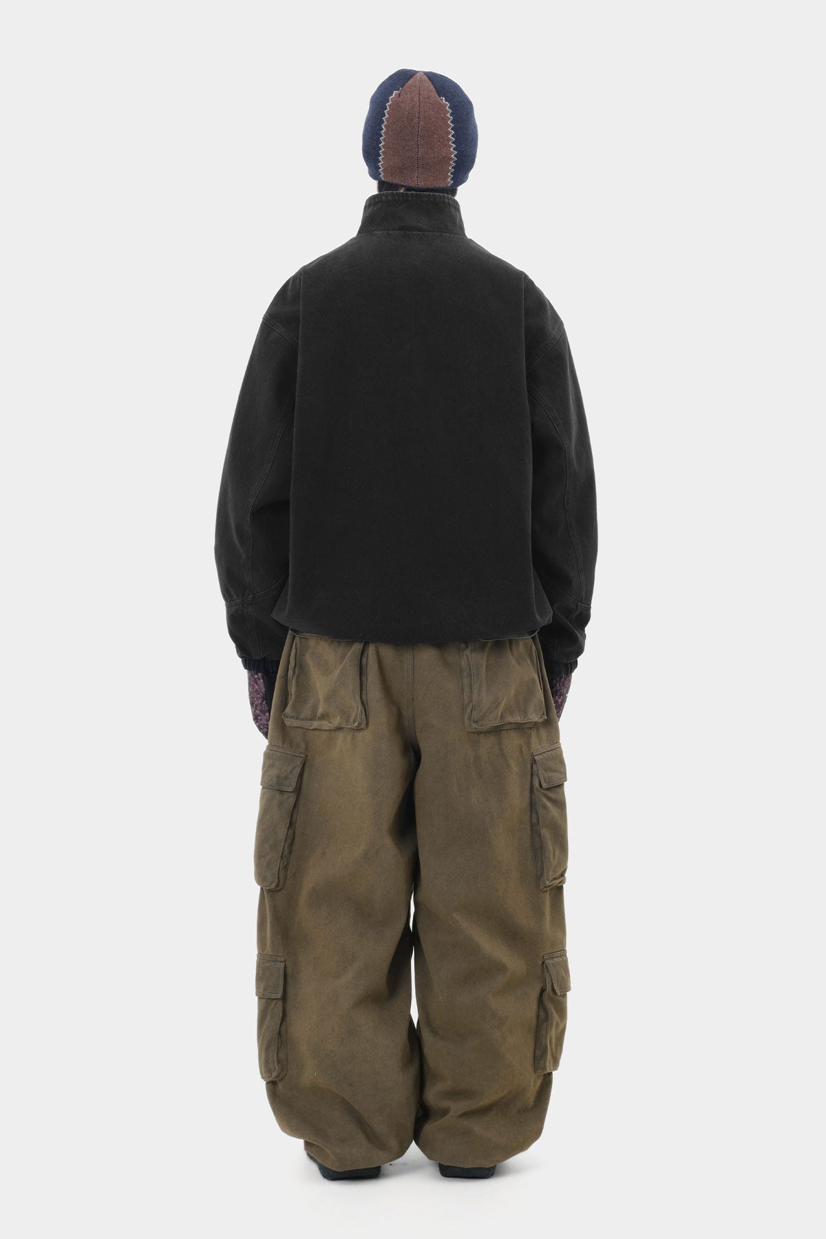 DENIM MULTI CARGO PANTS (WIDE FIT LV.2) DW BROWN (Delivery start : 26.09.09)