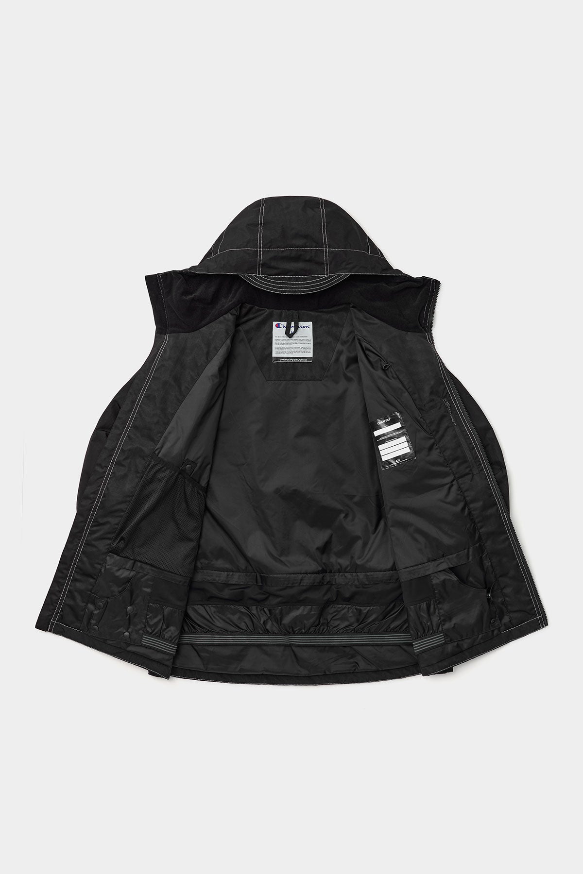 [CHAMPION x DIMITO] C-LOGO STITCHED JACKET BLACK (Available date : 26.10.12)