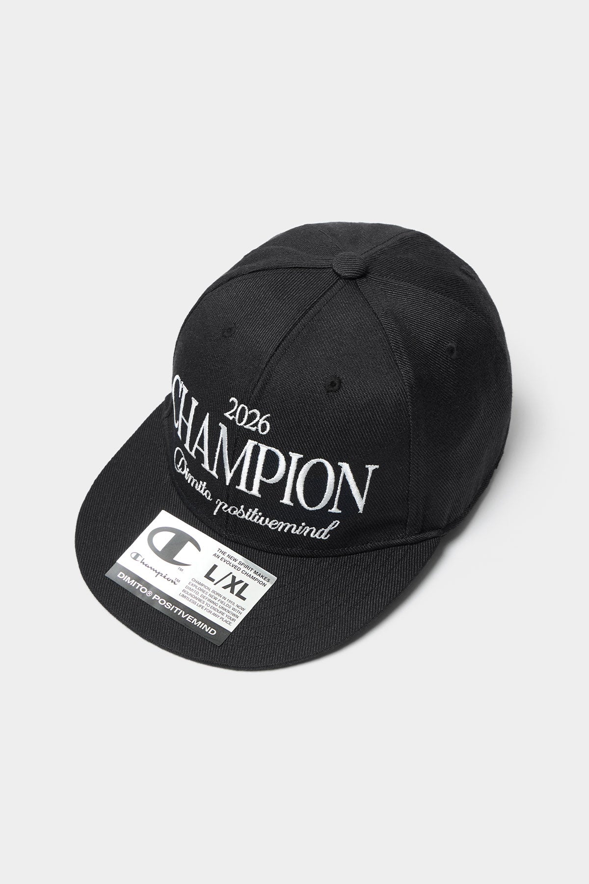 [CHAMPION x DIMITO] ANNIVERSARY FITTED CAP BLACK (Available date : 26.10.12)