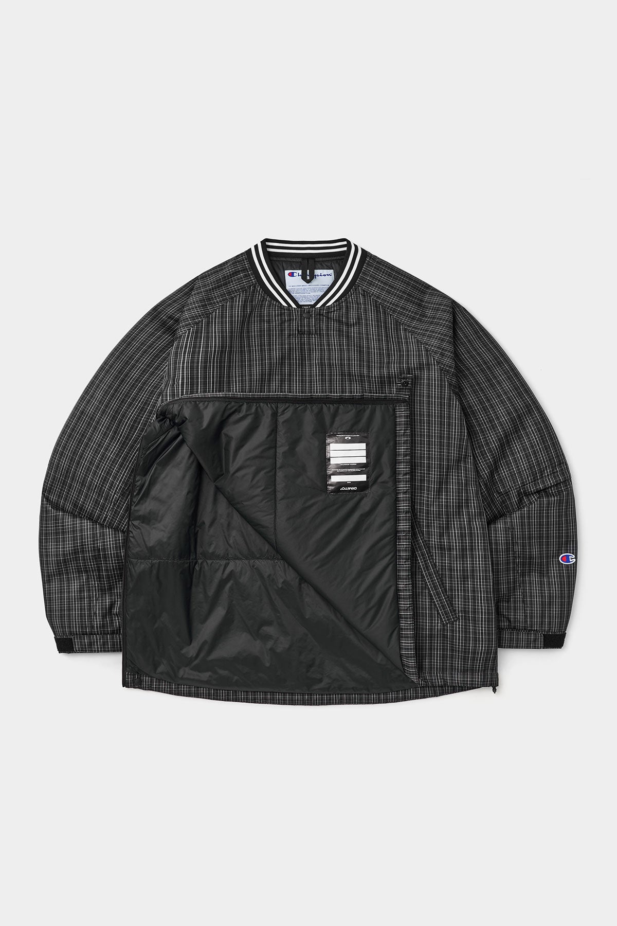[CHAMPION x DIMITO] SPORT V-NECK SNAP PULLOVER MONO CHECK (Available date : 26.10.12)