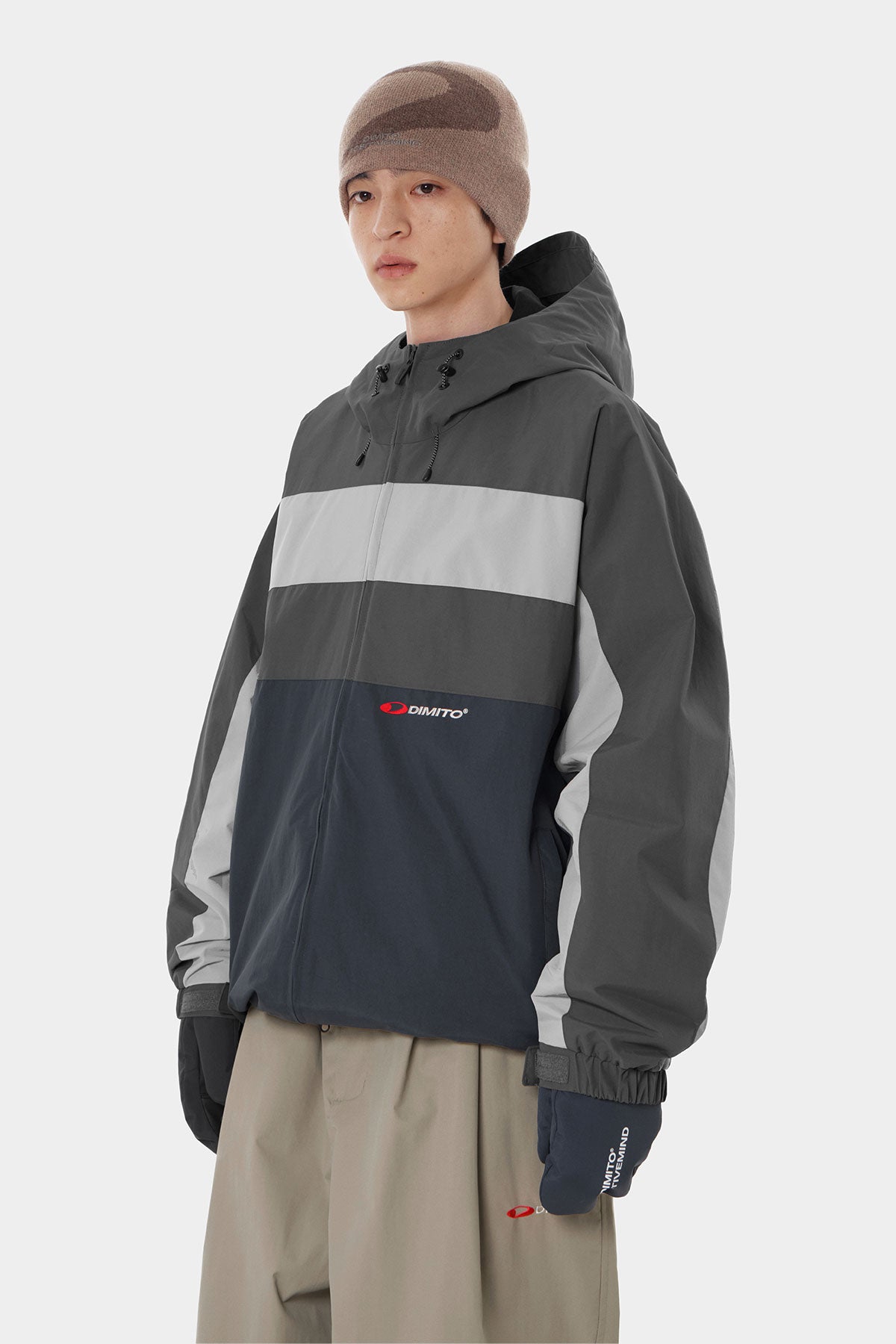 LINE BLOCK JACKET DARK NAVY (Delivery start : 26.09.09)