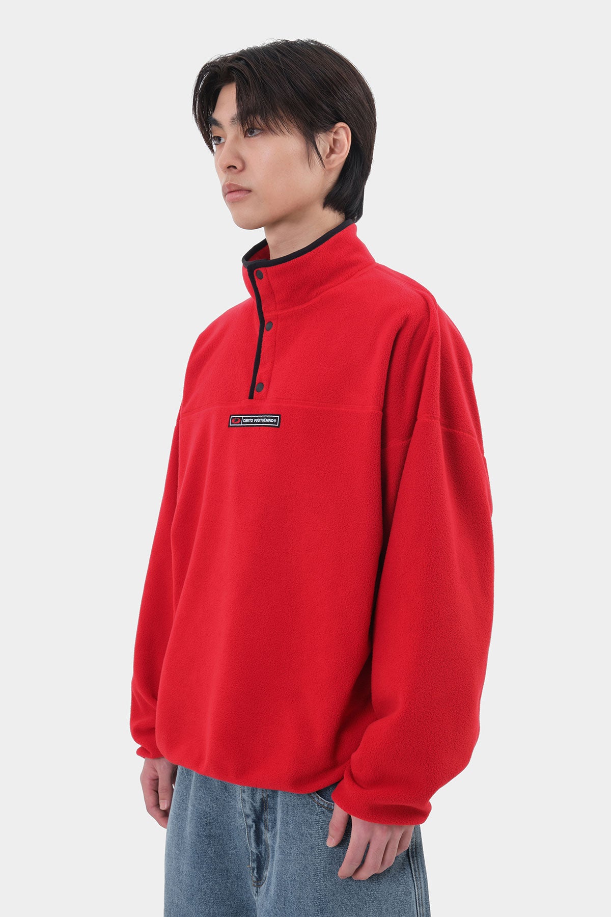 FLEECE MOCK NECK RED (Delivery date : 26.09.28)