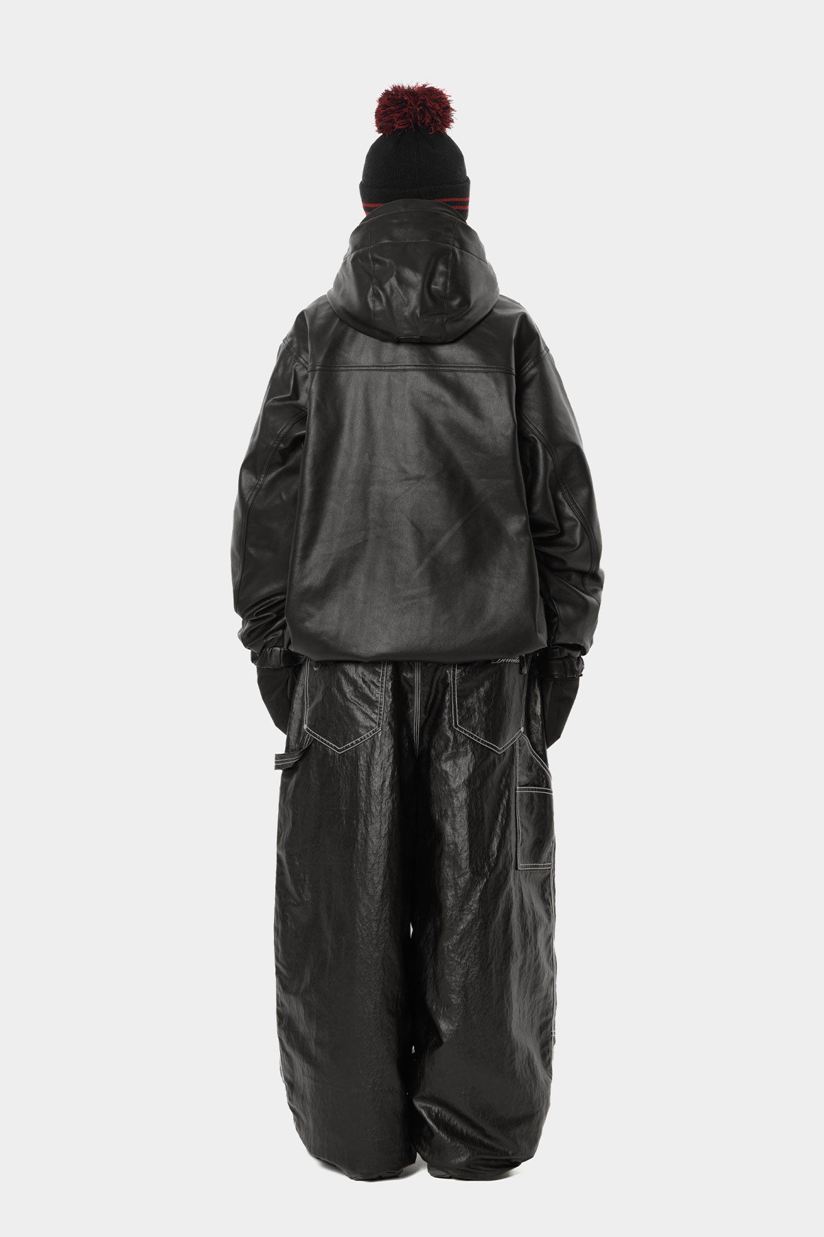 STUD FAUX LEATHER HD JACKET BLACK (Delivery start : 26.09.09)