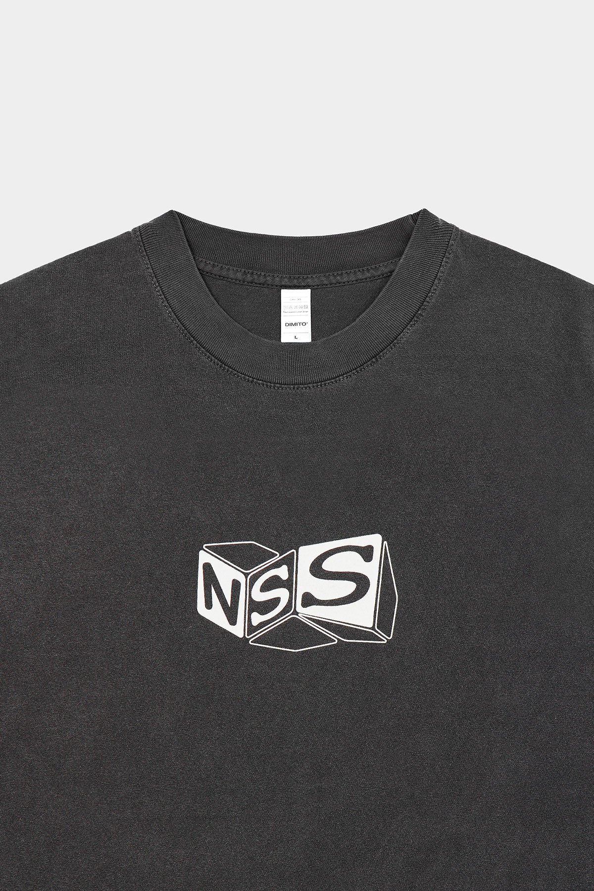 GSDMT CUBE WORK SSV GD 6.5OZ TEE VINTAGE BLACK