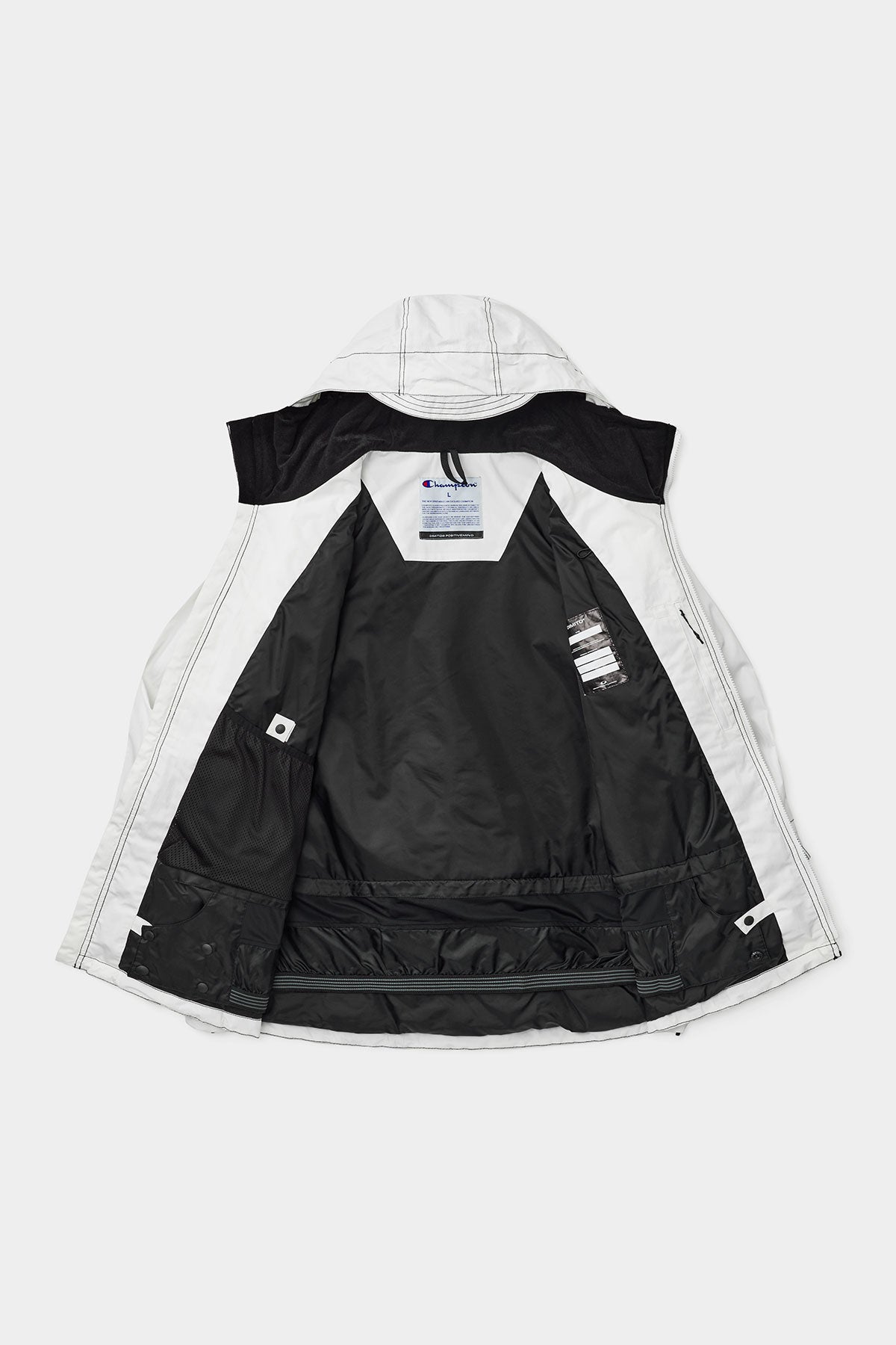 [CHAMPION x DIMITO] C-LOGO STITCHED JACKET WHITE (Available date : 26.10.12)