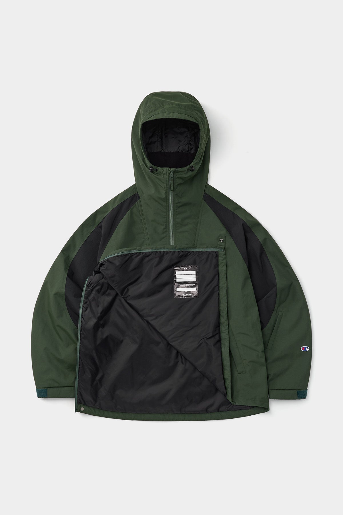 [CHAMPION x DIMITO] VARSITY ANORAK TRACK JACKET DARK GREEN (Available date : 26.10.12)