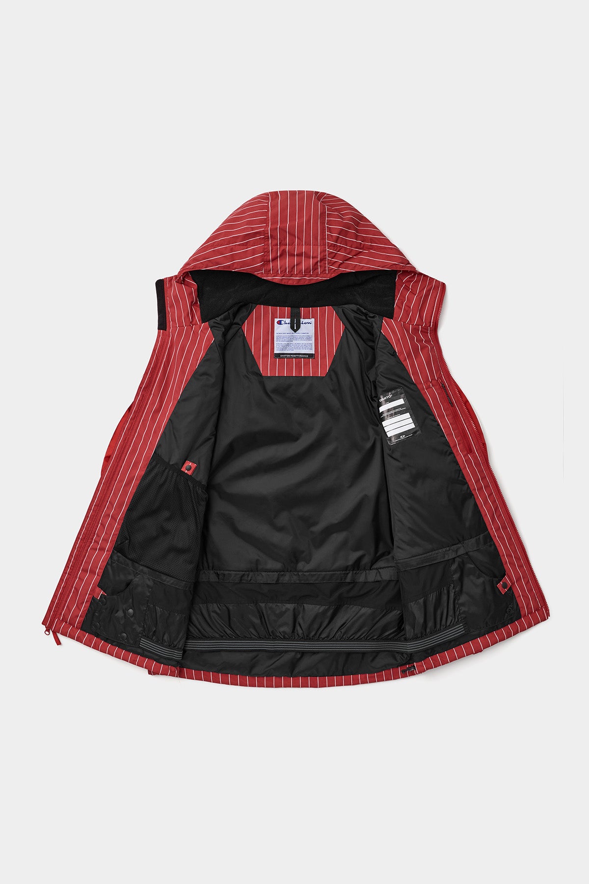 [CHAMPION x DIMITO] HERITAGE BLOCK LINE JACKET STRIPE RED (Available date : 26.10.12)