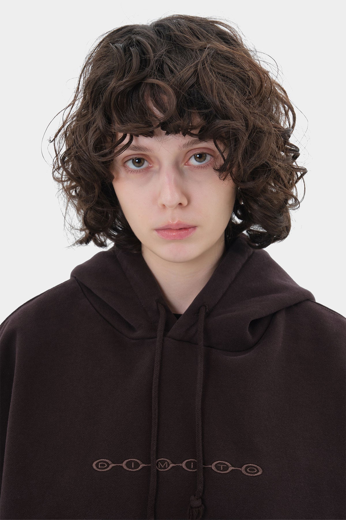 DIVISION BUBBLE LOGO GD HOODIE WASHED MAROON
