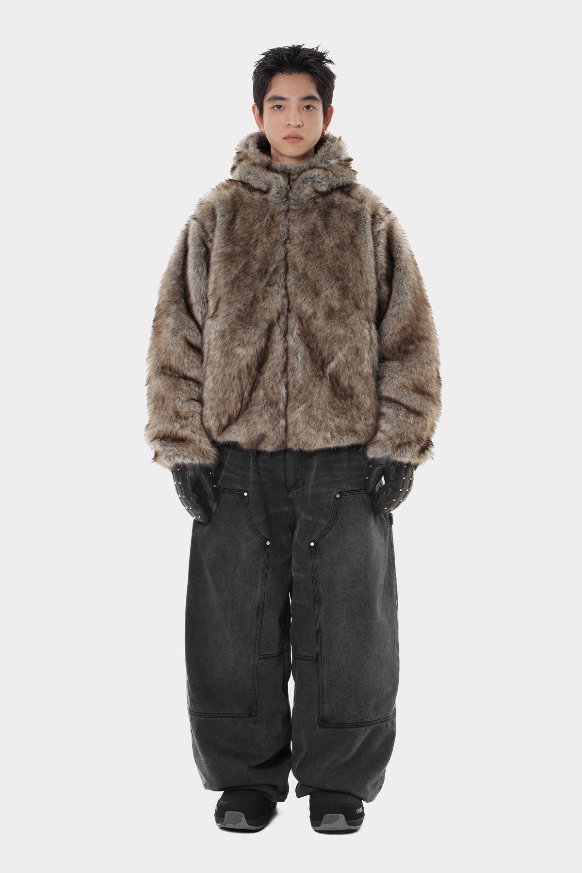 FAUX FUR HD JACKET WILD RABBIT (Delivery start : 26.09.09)