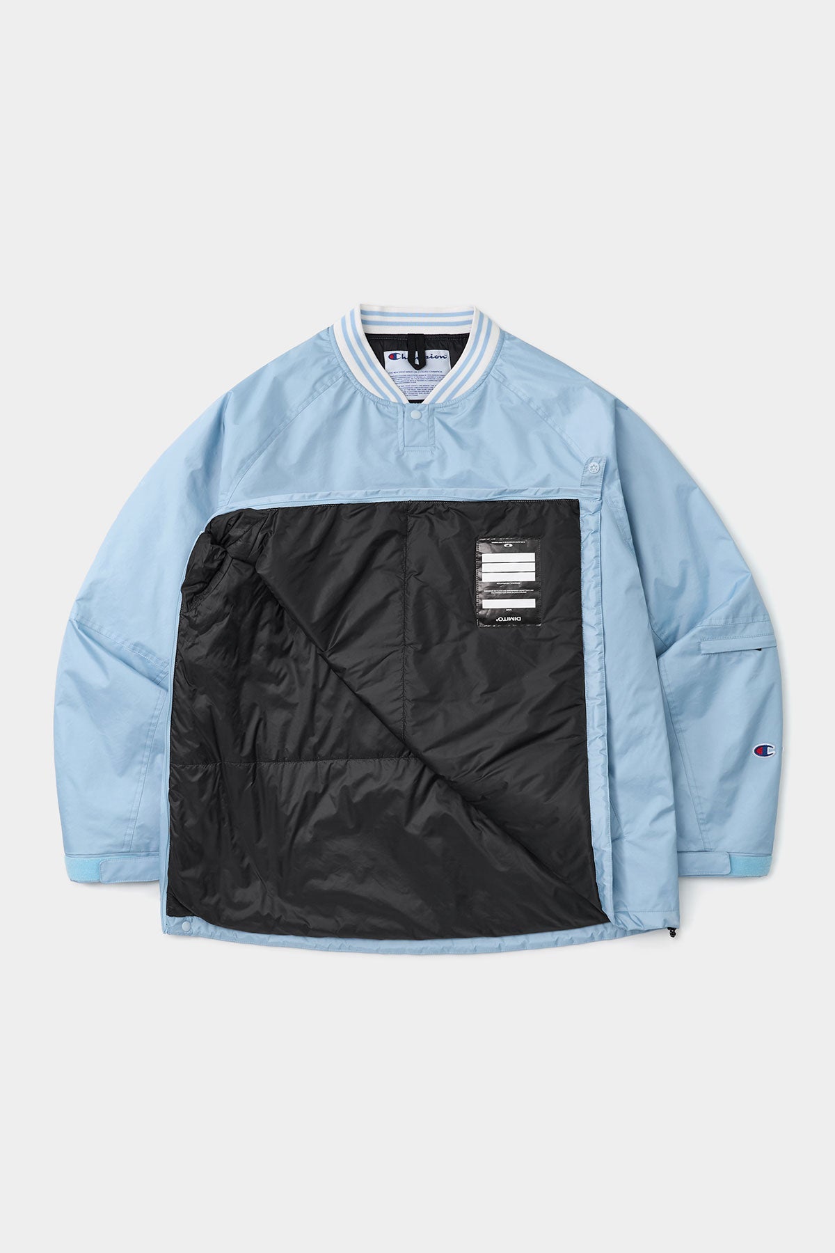 [CHAMPION x DIMITO] SPORT V-NECK SNAP PULLOVER ICE COLUMBIA (Available date : 26.10.12)