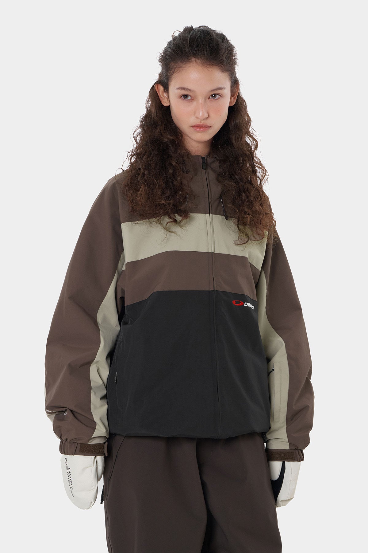 LINE BLOCK JACKET BLACK (Delivery start : 26.09.09)