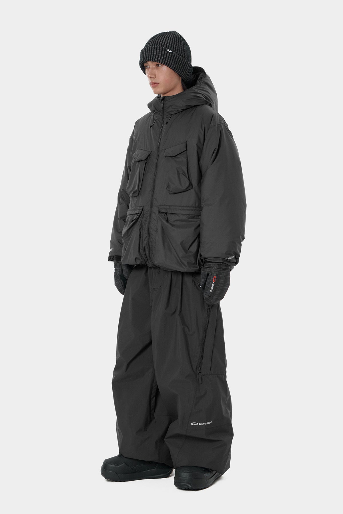 UTILITY GOOSE DOWN HD JACKET BLACK (Delivery date : 26.09.28)
