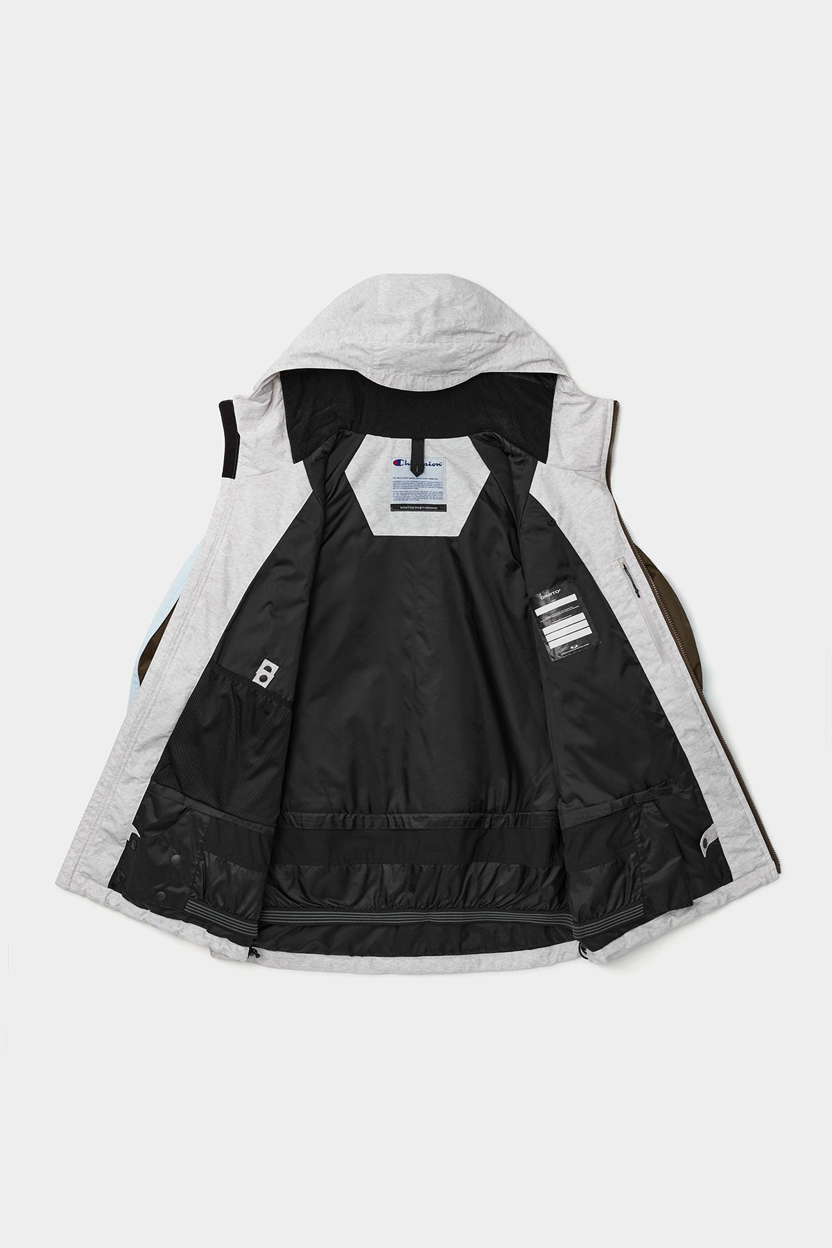[CHAMPION x DIMITO] HERITAGE BLOCK LINE JACKET SILVER GREY (Available date : 26.10.12)