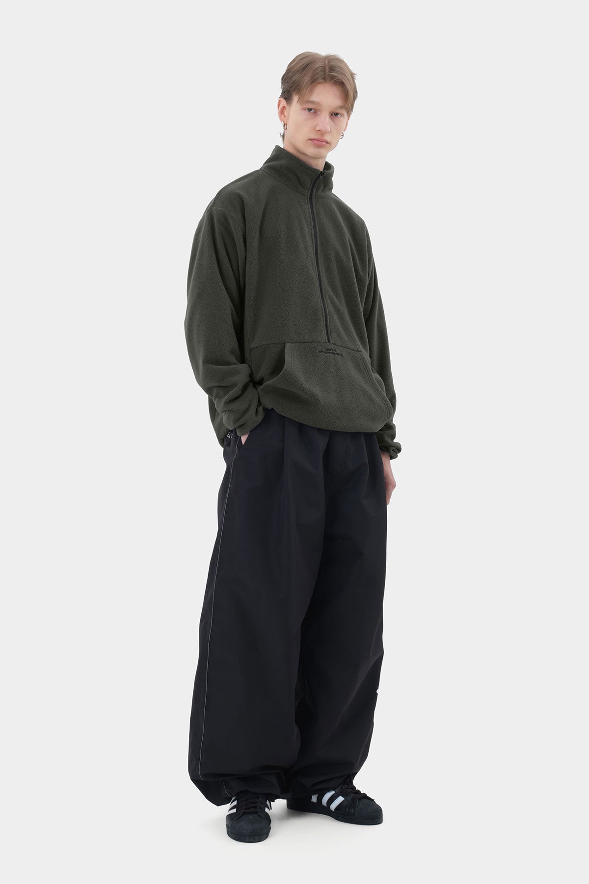 26 FLEECE HALF ZIP MUD (Delivery date : 26.09.28)