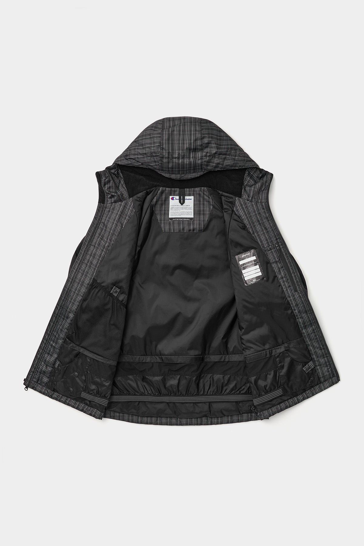 [CHAMPION x DIMITO] HERITAGE BLOCK LINE JACKET MONO CHECK (Available date : 26.10.12)