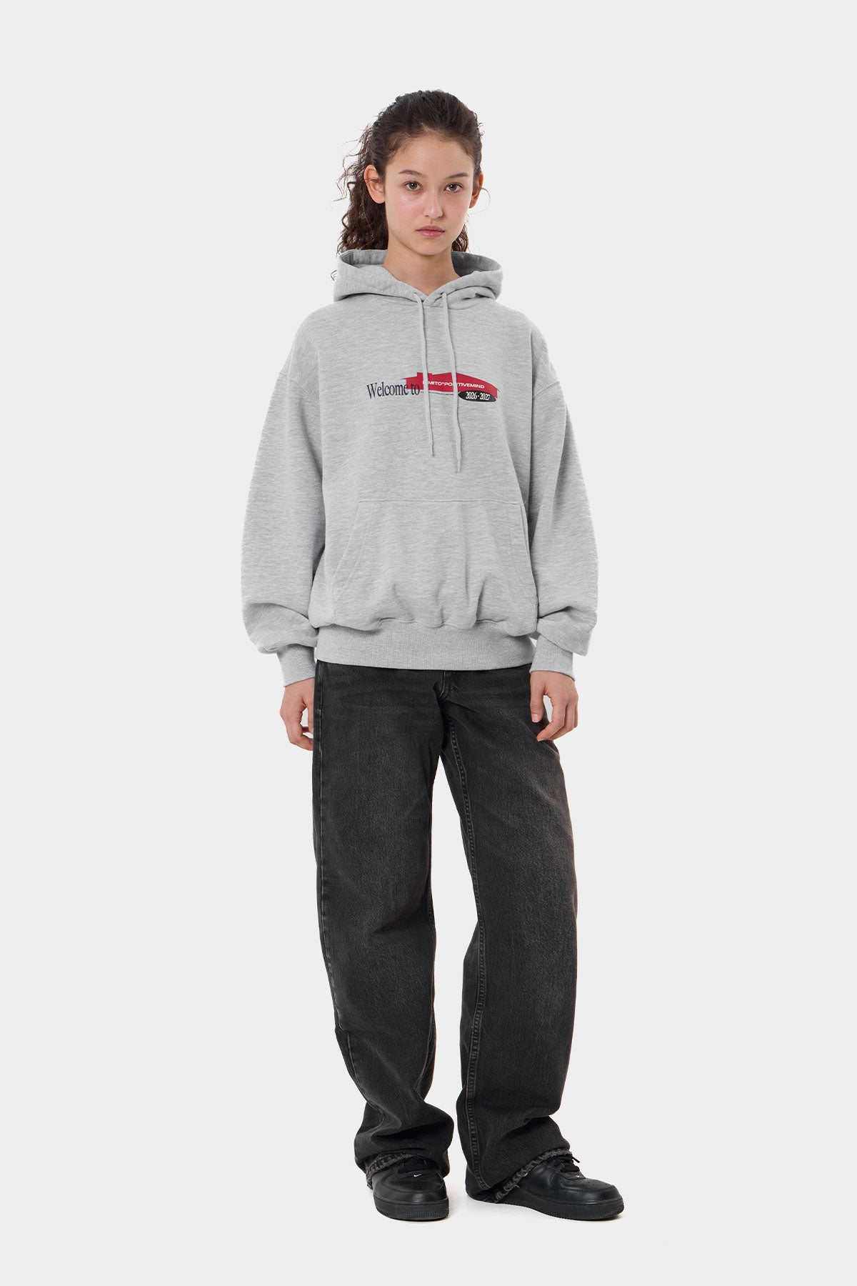 DMT HOUSE HOODIE MELANGE GREY