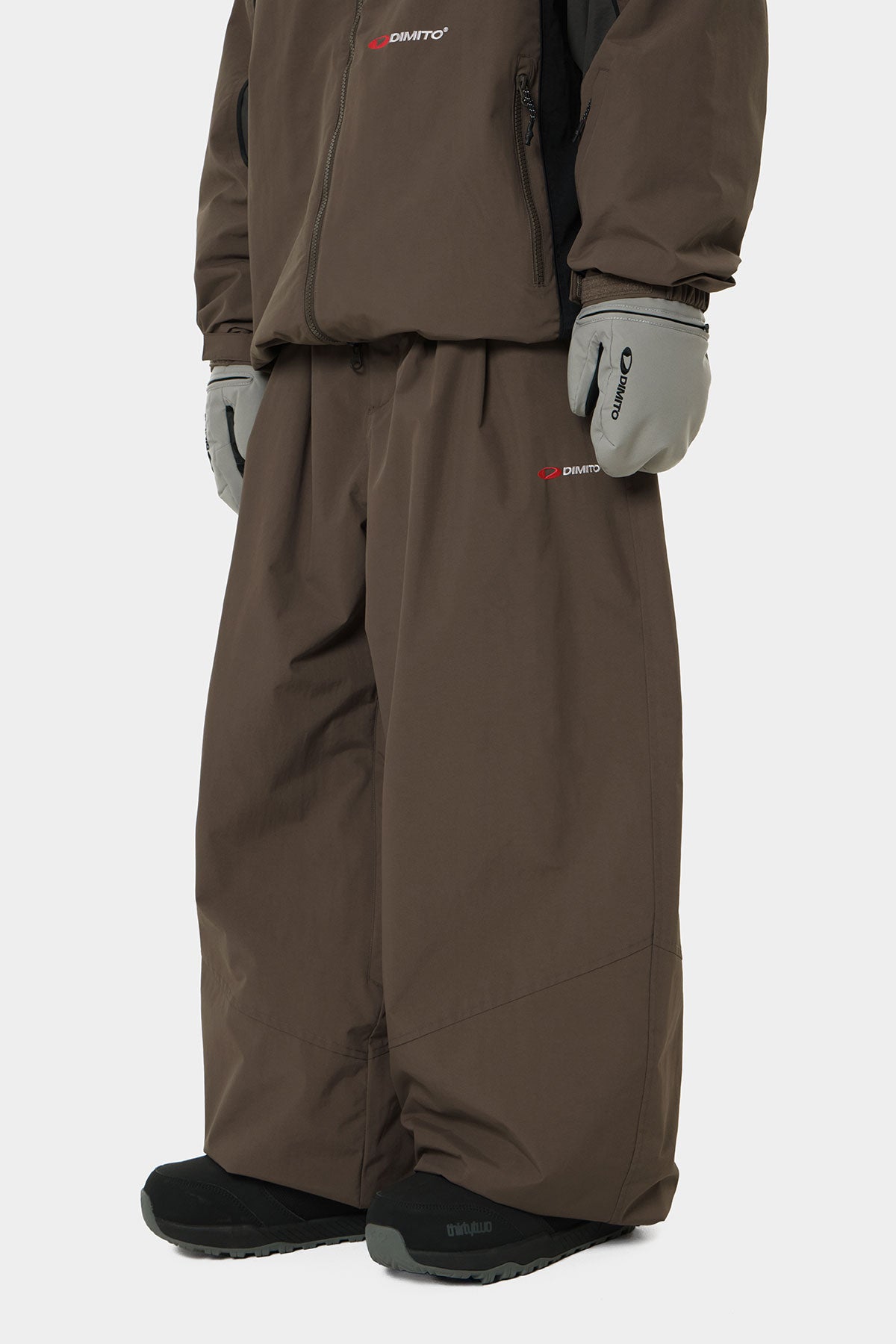 26 AIR FORCE BANDED PANTS (WIDE FIT LV.2) DEEP BROWN (Delivery start : 26.09.09)