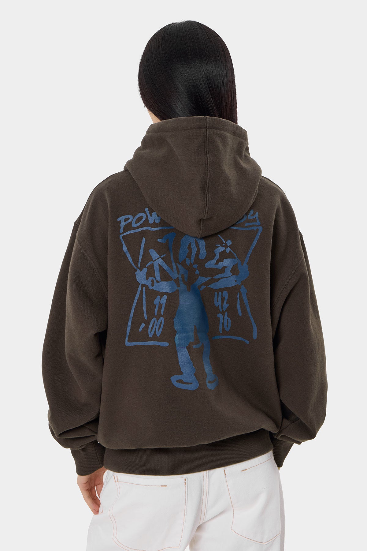 POWERED BY NSS HOODIE BROWN (Delivery date : 26.09.28)