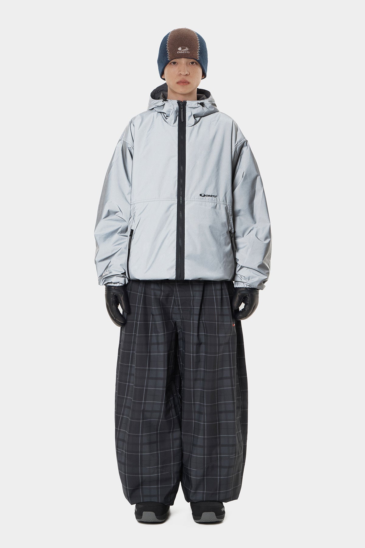 REVERSIBLE WIND JACKET CHARCOAL (Delivery date : 26.09.28)