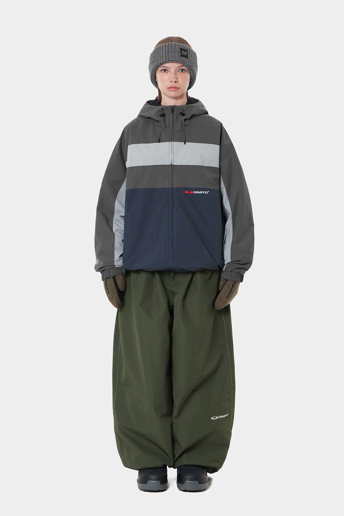 BANDED WIDE PANTS (WIDE FIT LV.2) DRY MUGWORT (Delivery start : 26.09.09)