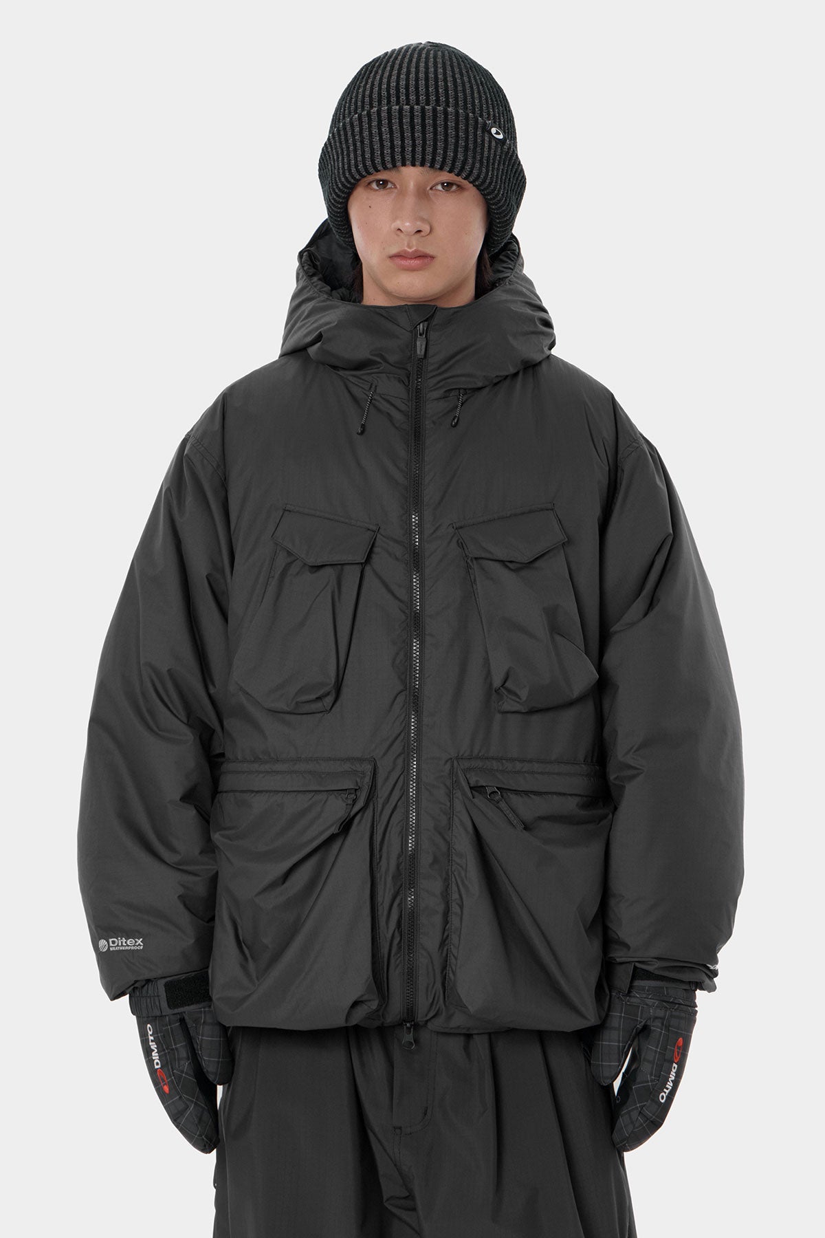 UTILITY GOOSE DOWN HD JACKET BLACK (Delivery date : 26.09.28)