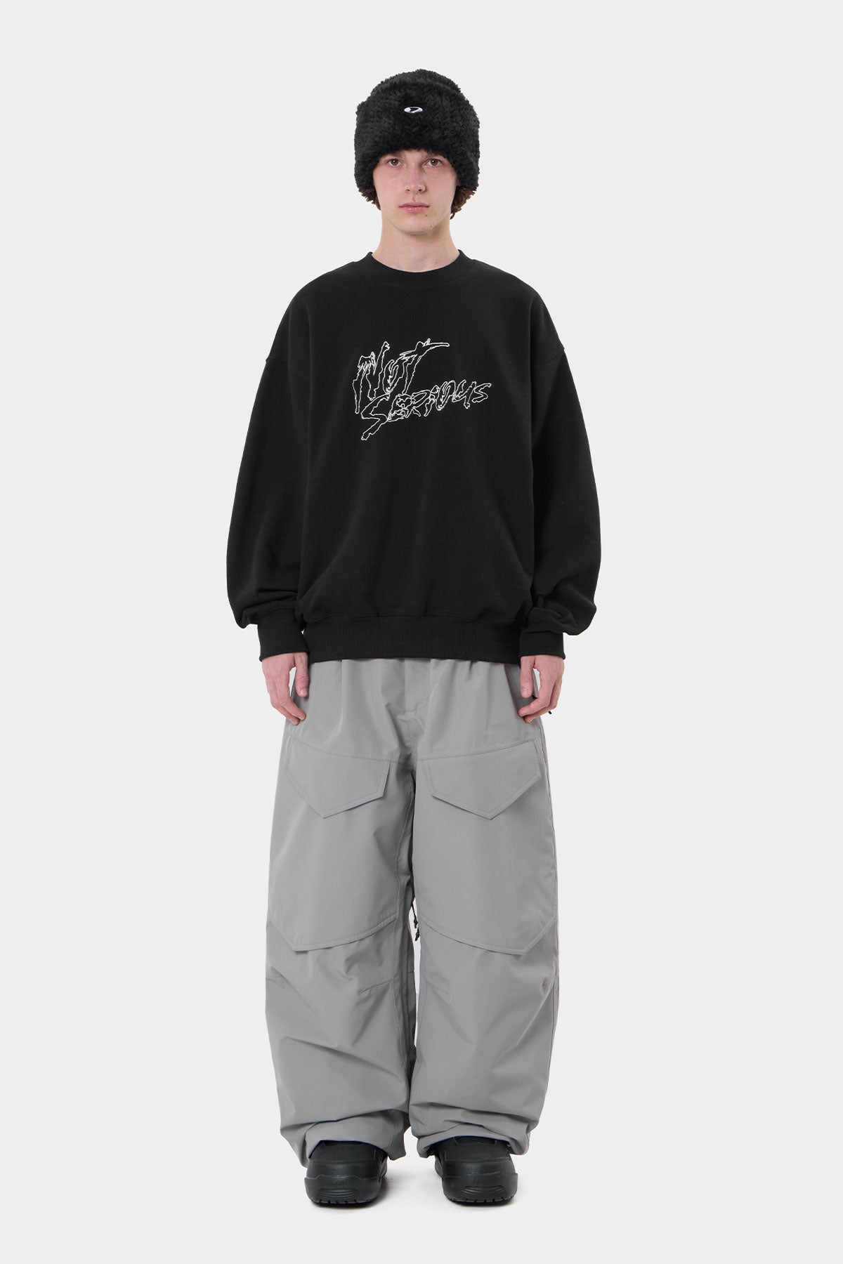 NSS RUDE SWEATSHIRT BLACK (Delivery date : 26.09.28)