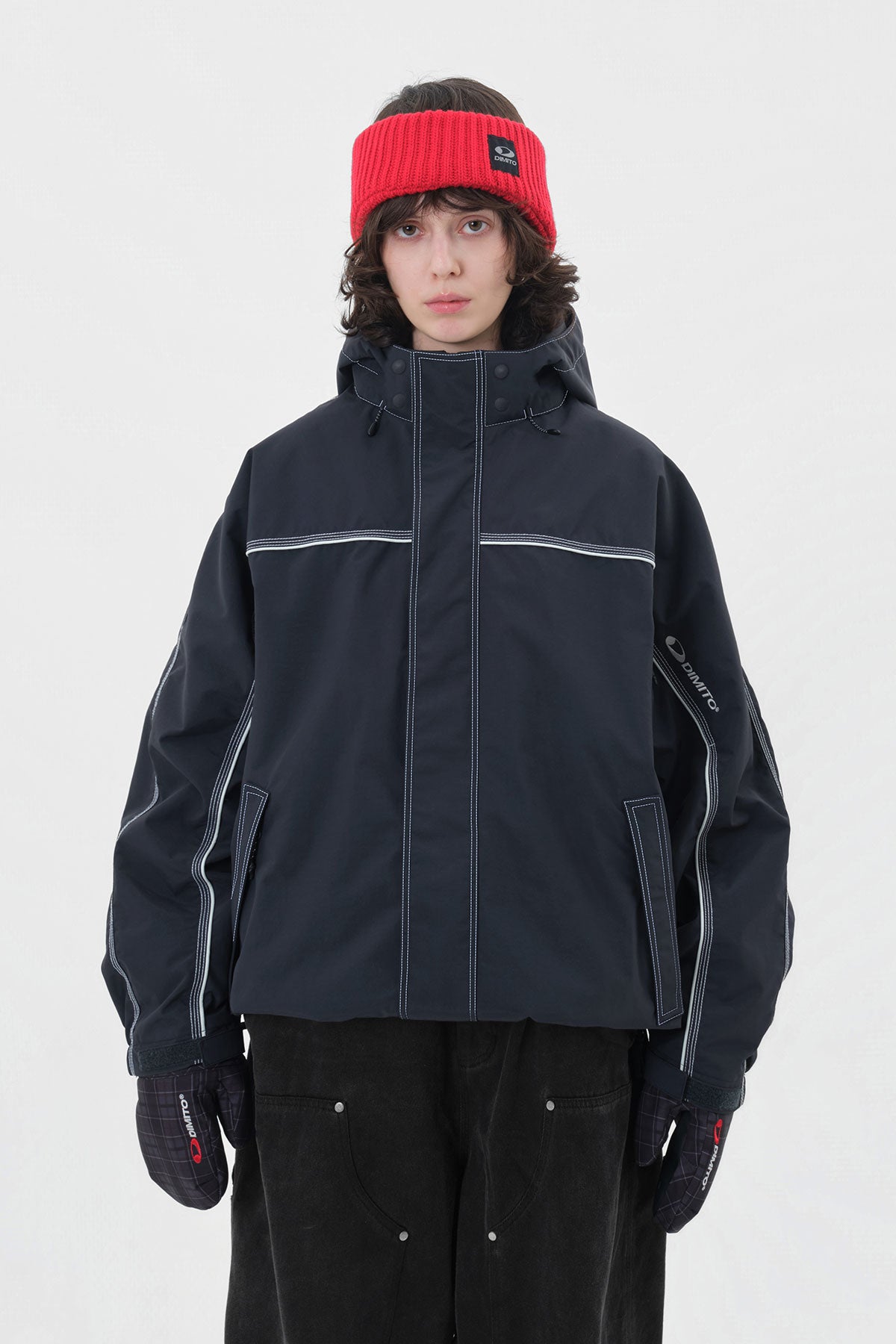 STAFF LINE JACKET TEAL NAVY (Delivery date : 26.09.28)