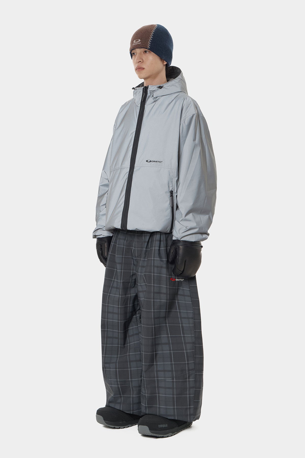 26 AIR FORCE BANDED PANTS (WIDE FIT LV.2) NAVY CHECK (Delivery start : 26.09.09)