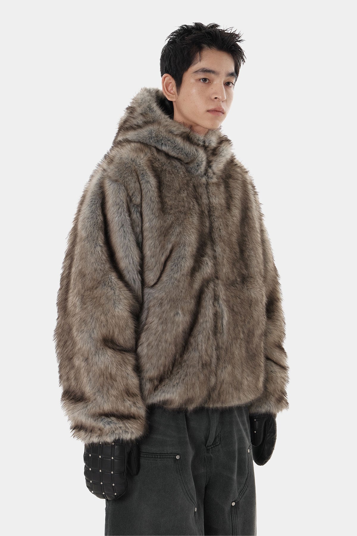 FAUX FUR HD JACKET WILD RABBIT (Delivery start : 26.09.09)