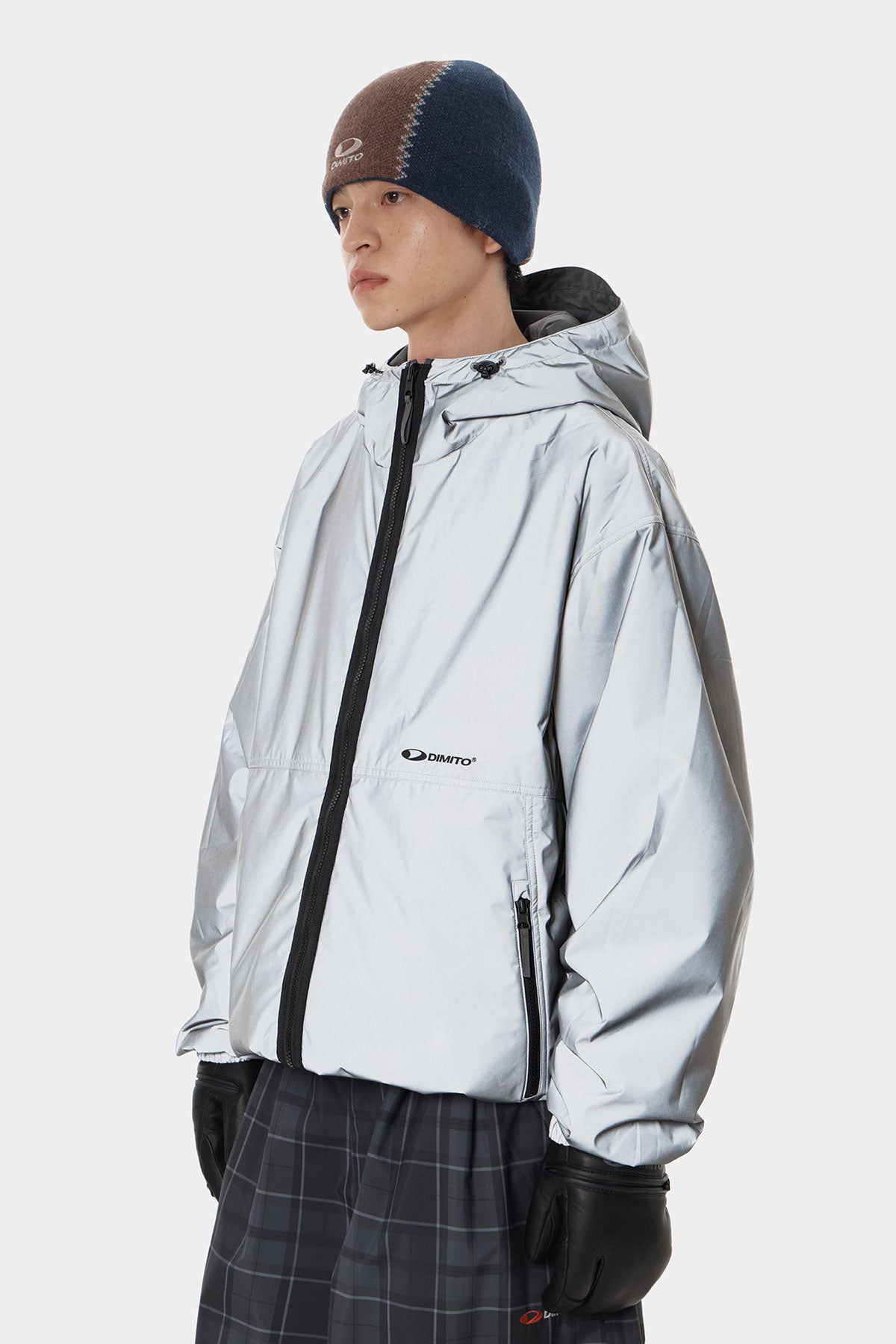 REVERSIBLE WIND JACKET CHARCOAL (Delivery date : 26.09.28)