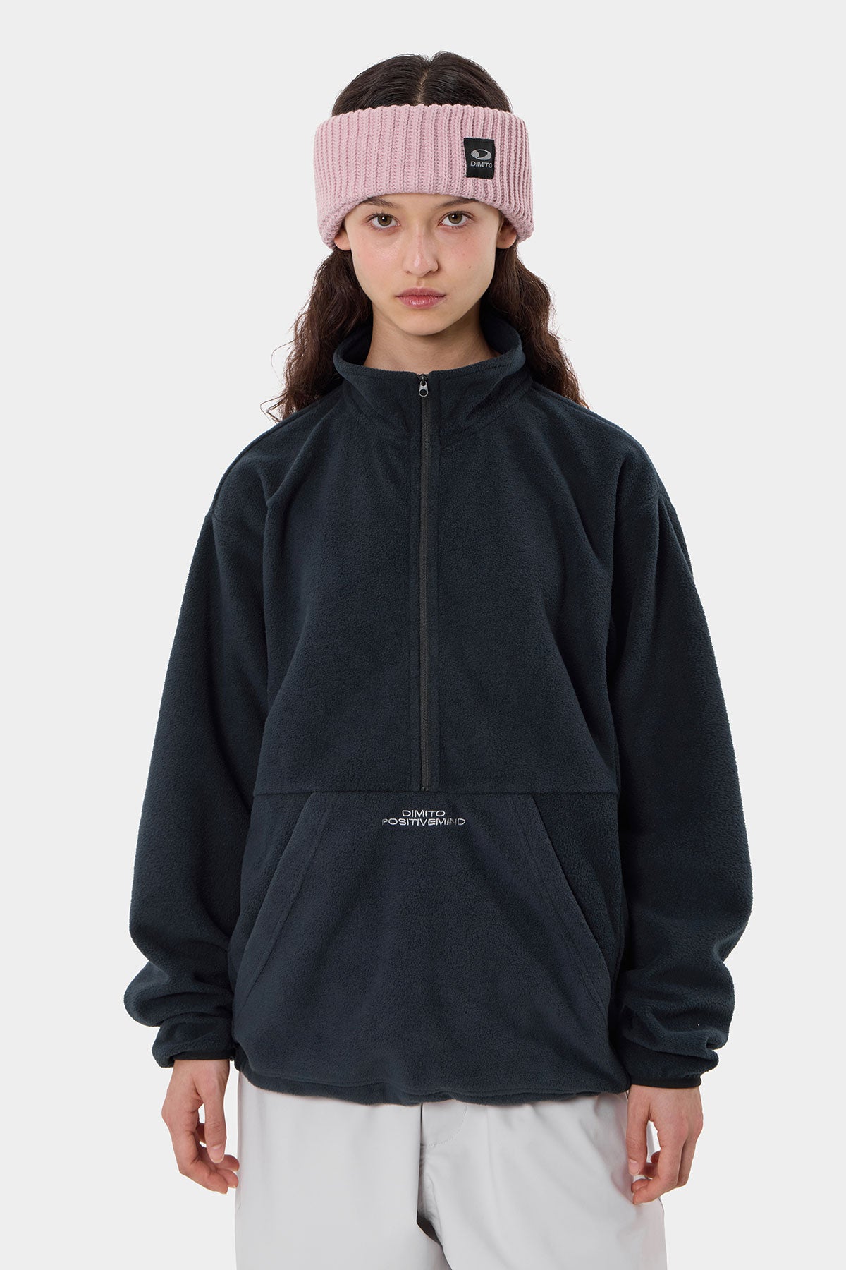 26 FLEECE HALF ZIP DARK NAVY (Delivery date : 26.09.28)