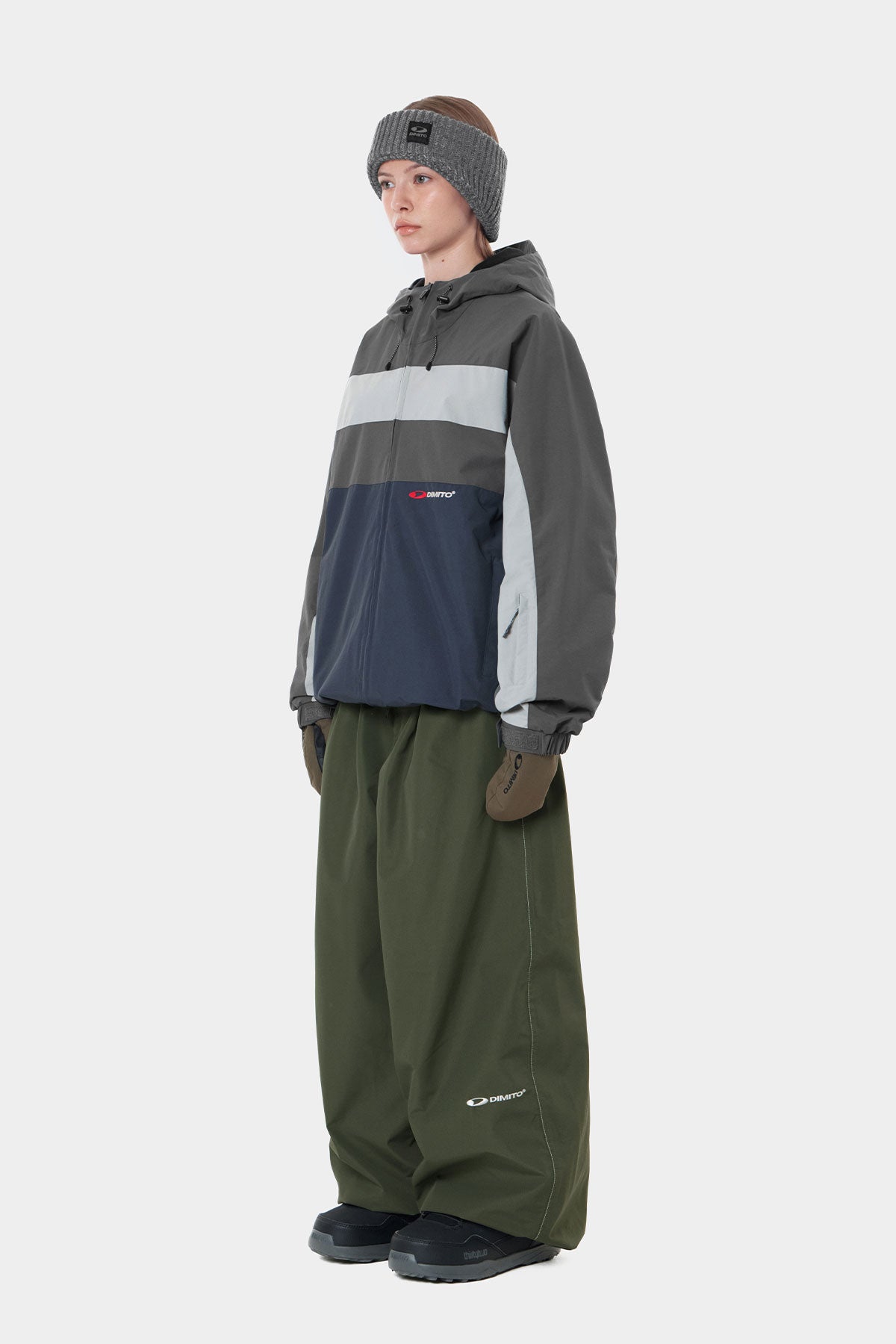 BANDED WIDE PANTS (WIDE FIT LV.2) DRY MUGWORT (Delivery start : 26.09.09)