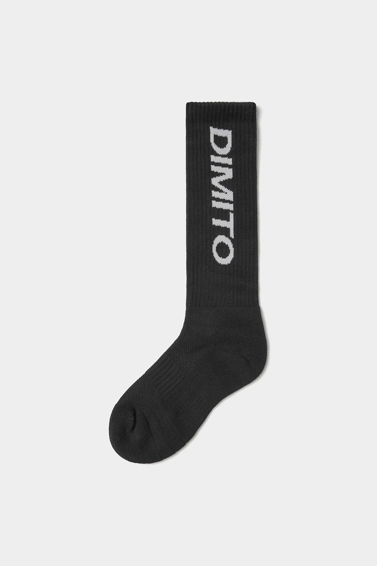 BIG LOGO CREW SOCKS BLACK