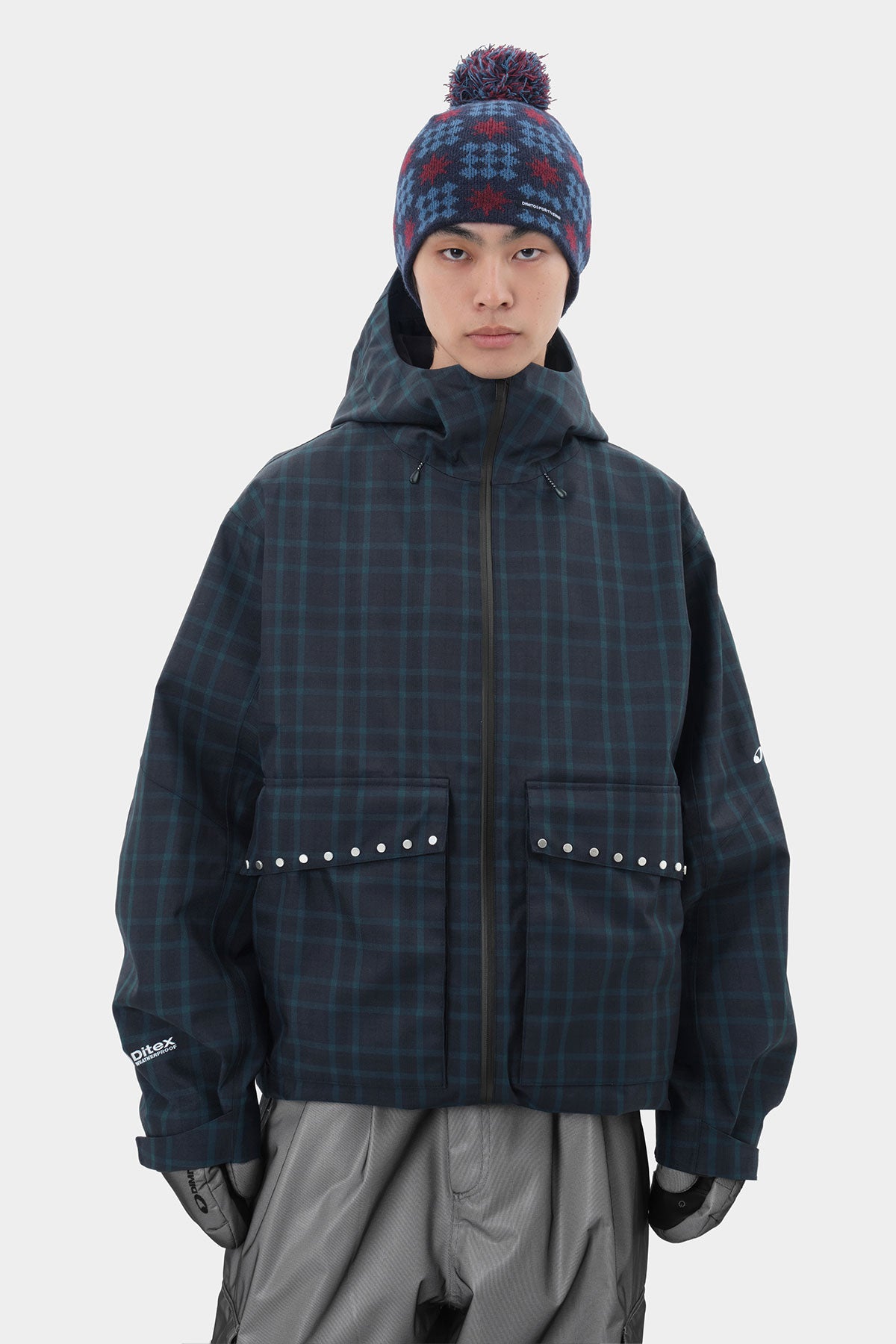 STUD 2L JACKET DEEP CHECK (Delivery start : 26.09.09)