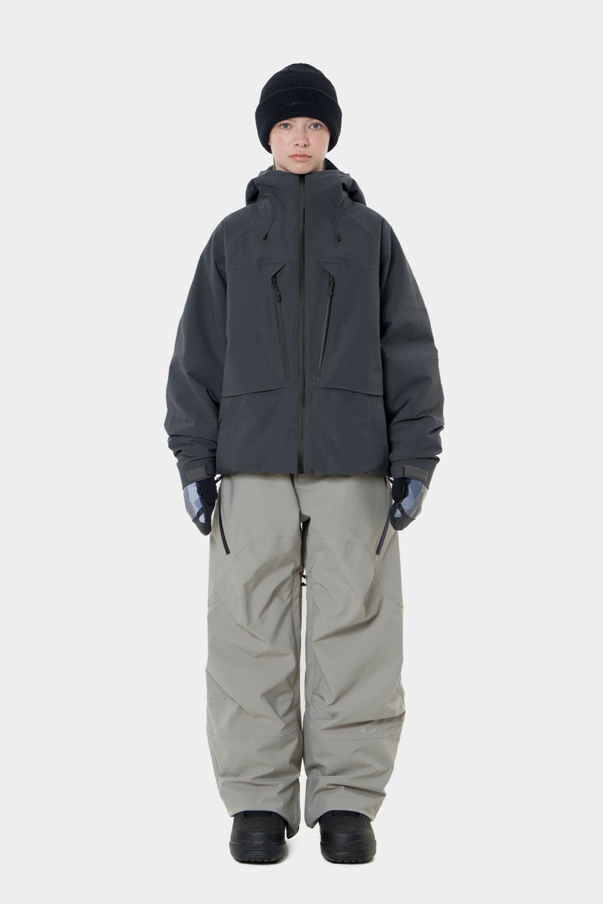 APEX DOWN JACKET BLUE STEEL