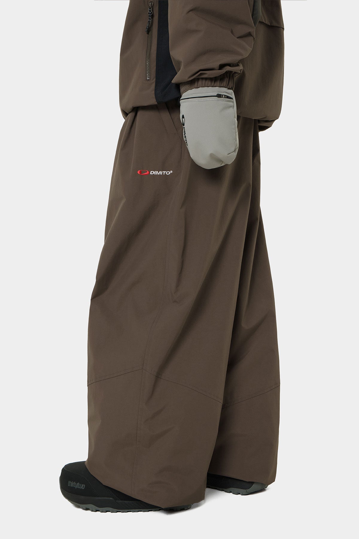 26 AIR FORCE BANDED PANTS (WIDE FIT LV.2) DEEP BROWN (Delivery start : 26.09.09)