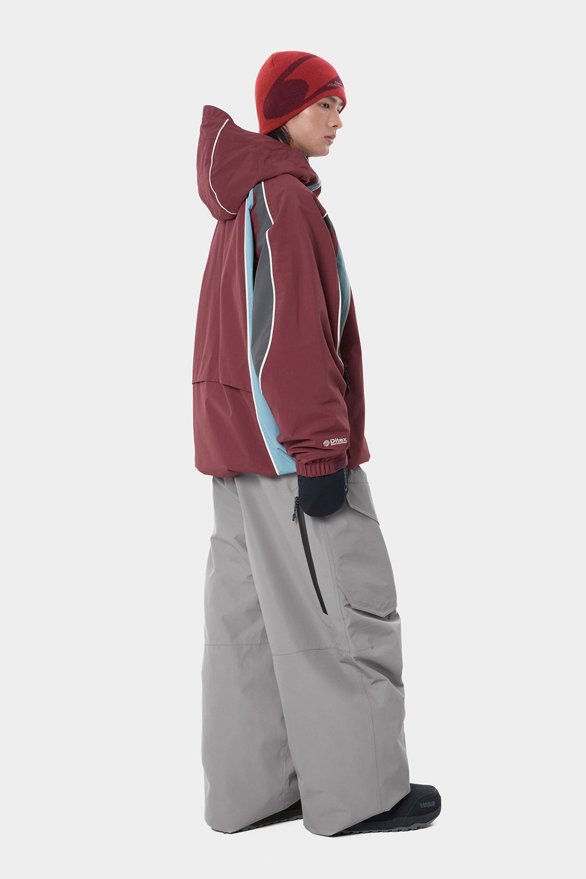26 AIR VENT BANDED PANTS (WIDE FIT LV.1) GREY